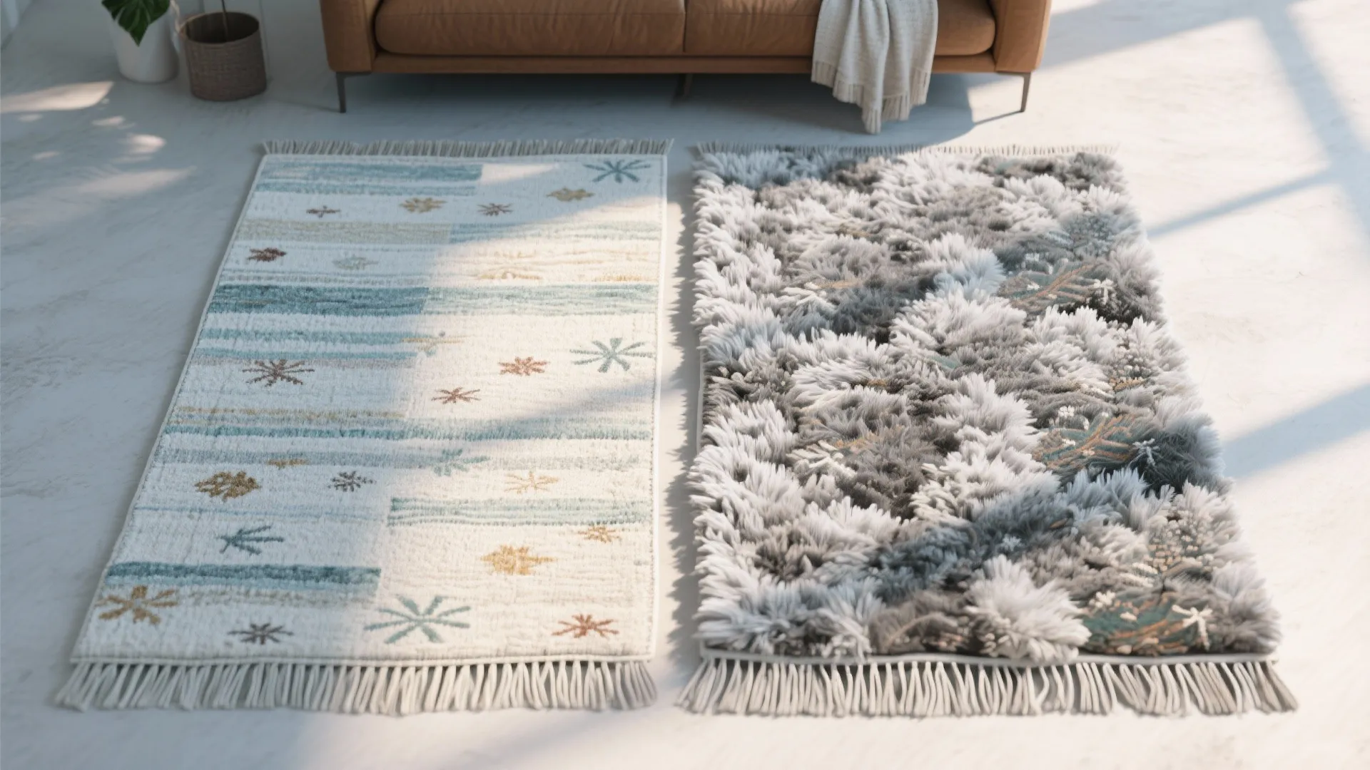 9. Seasonal Swap Rugs