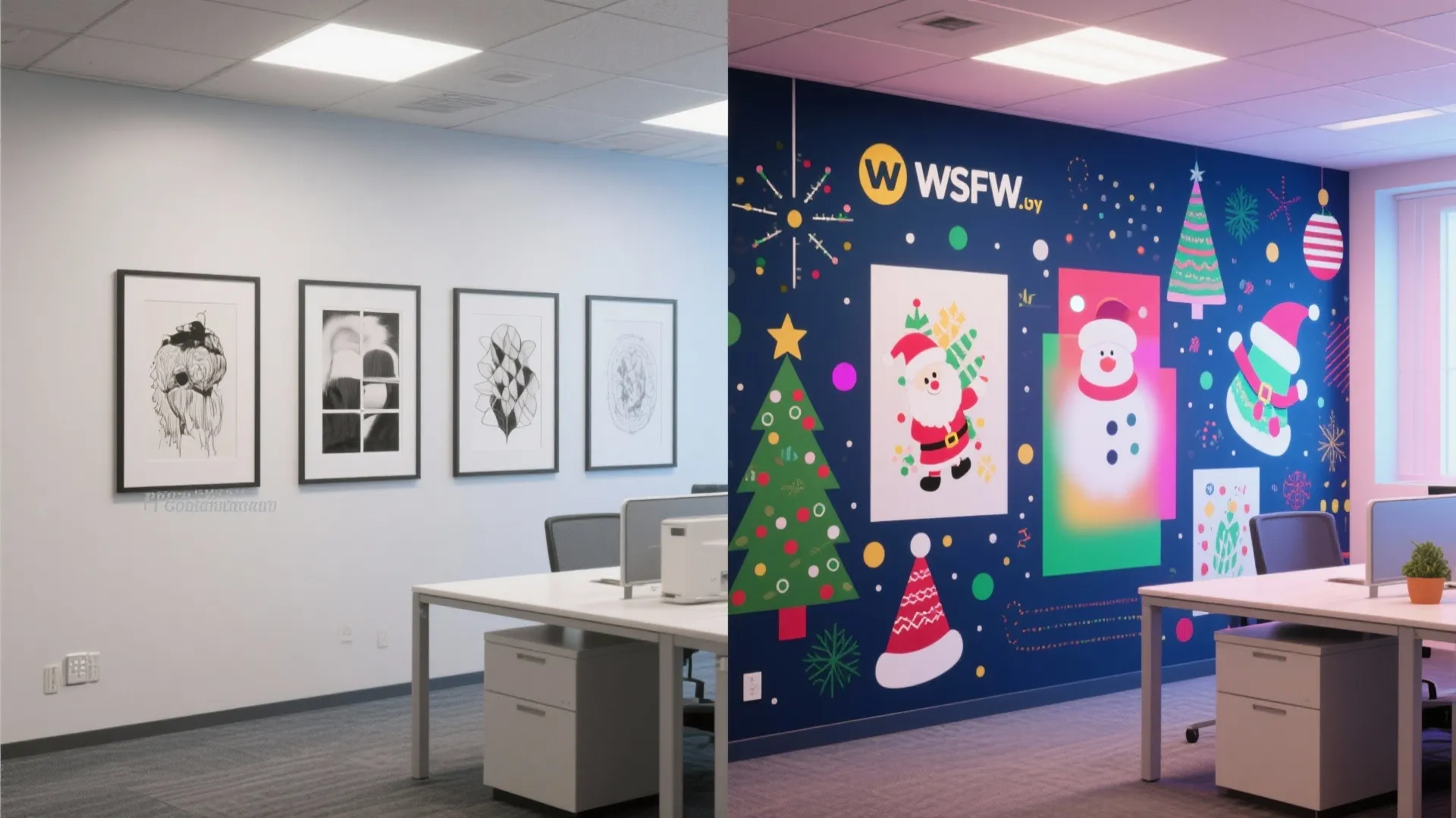 8. Seasonal Wall Art Swap