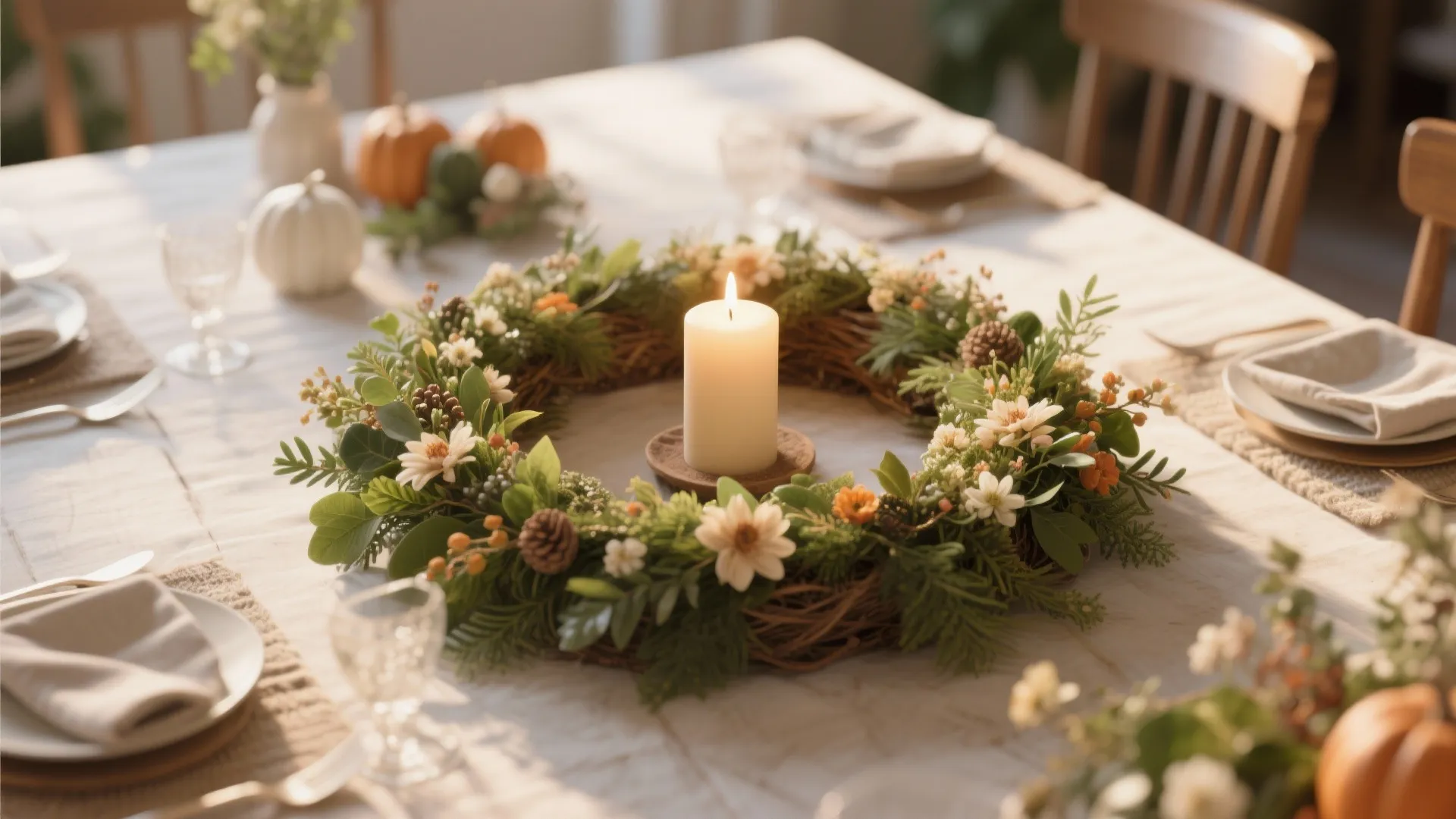 10. Seasonal Wreath Laying Flat