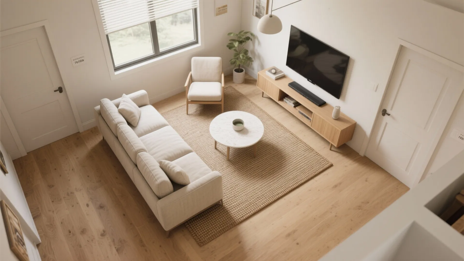 Smart seating layout that respects flow