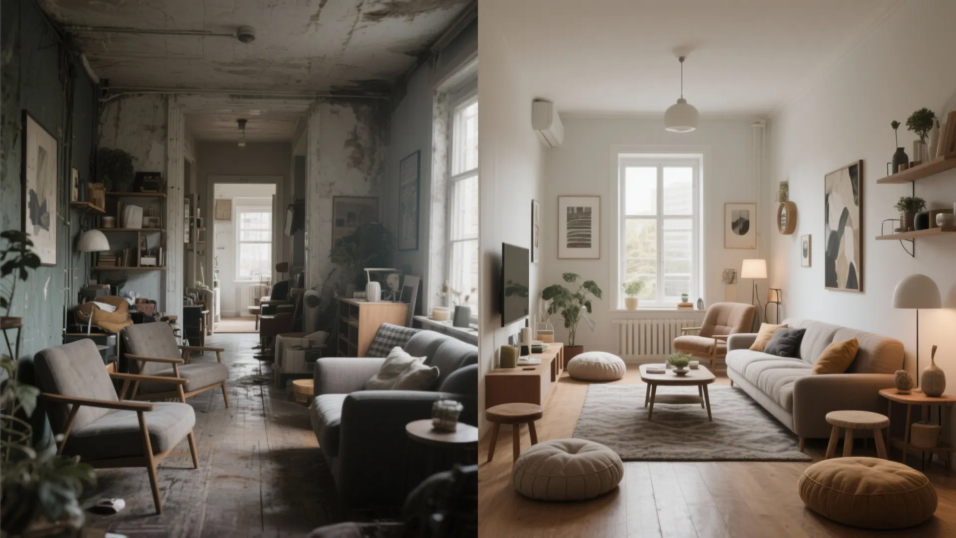 Compact Seating and Flow: Floor Cushions + Low Stools