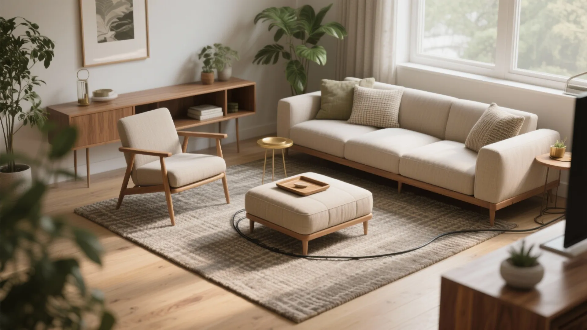 Idea 1: Float a seating island