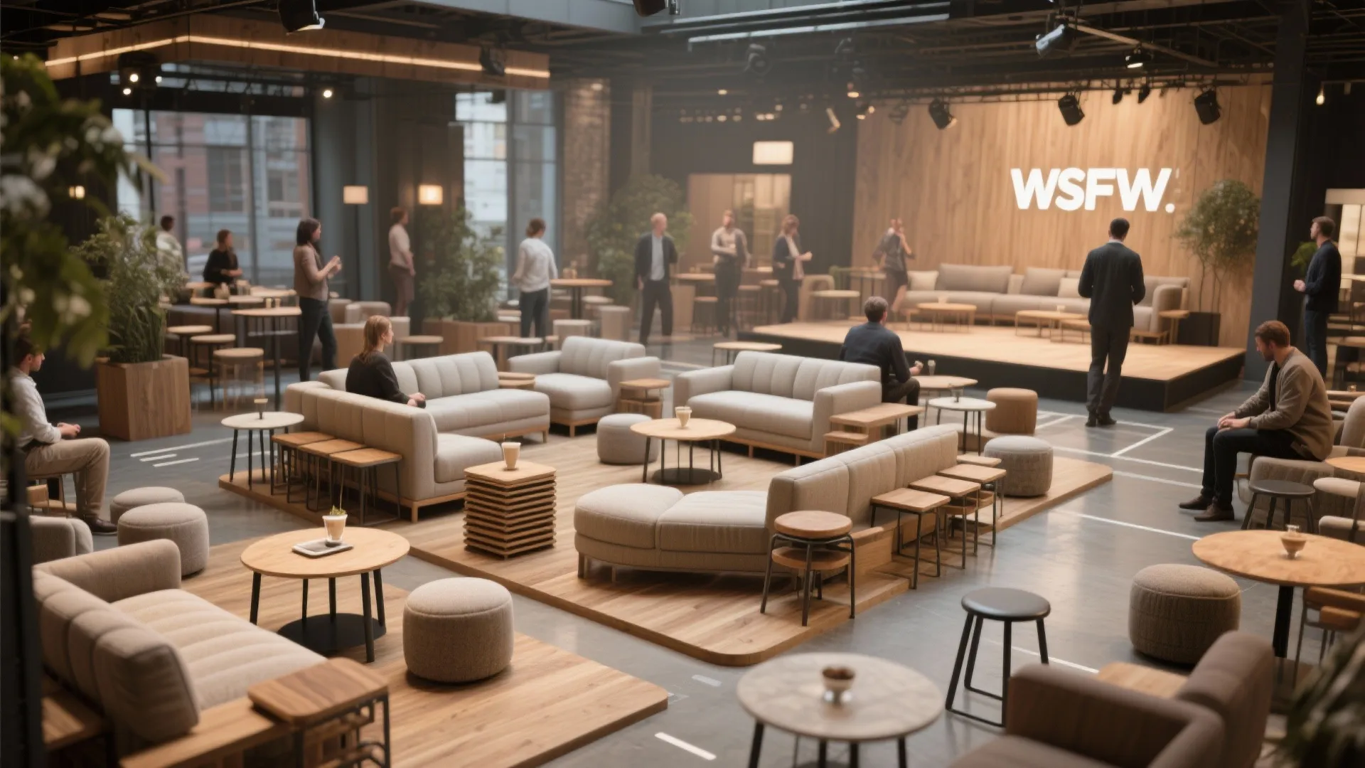 1. Flexible Seating Islands