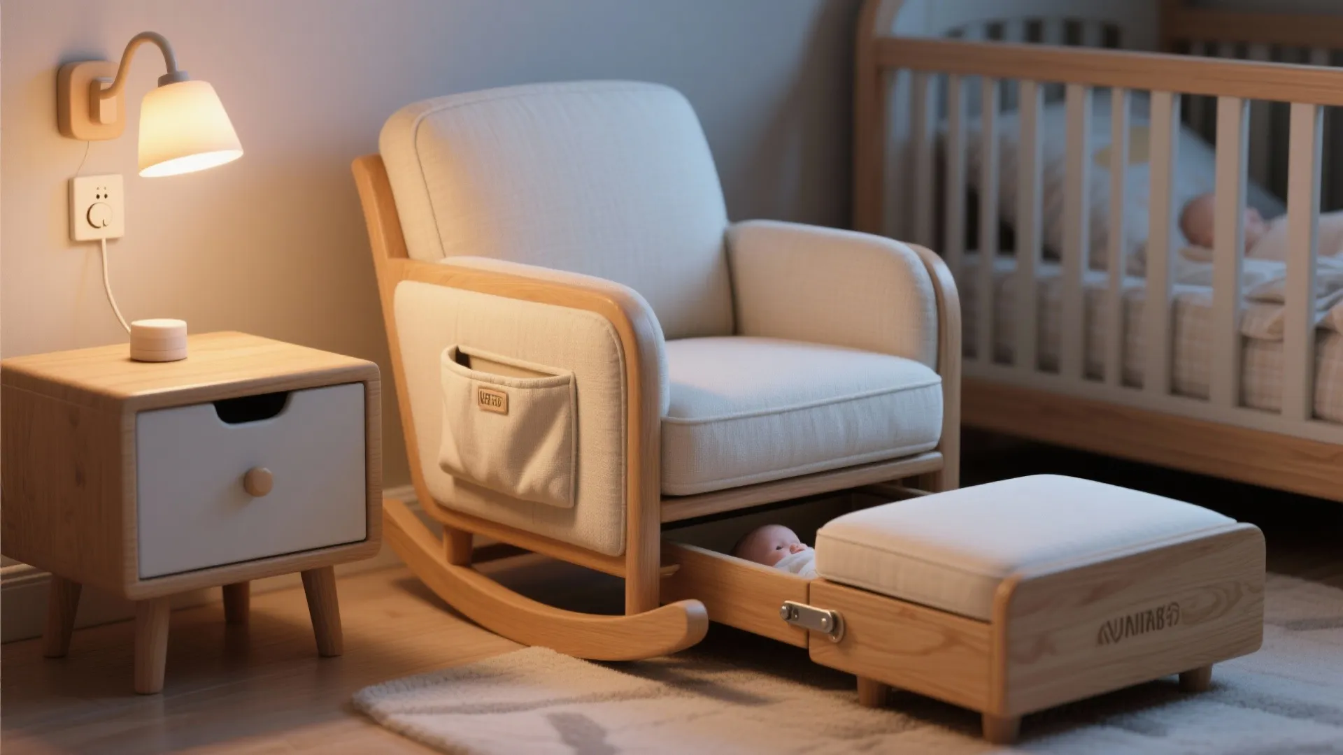 4. Multifunctional Seating and Lighting