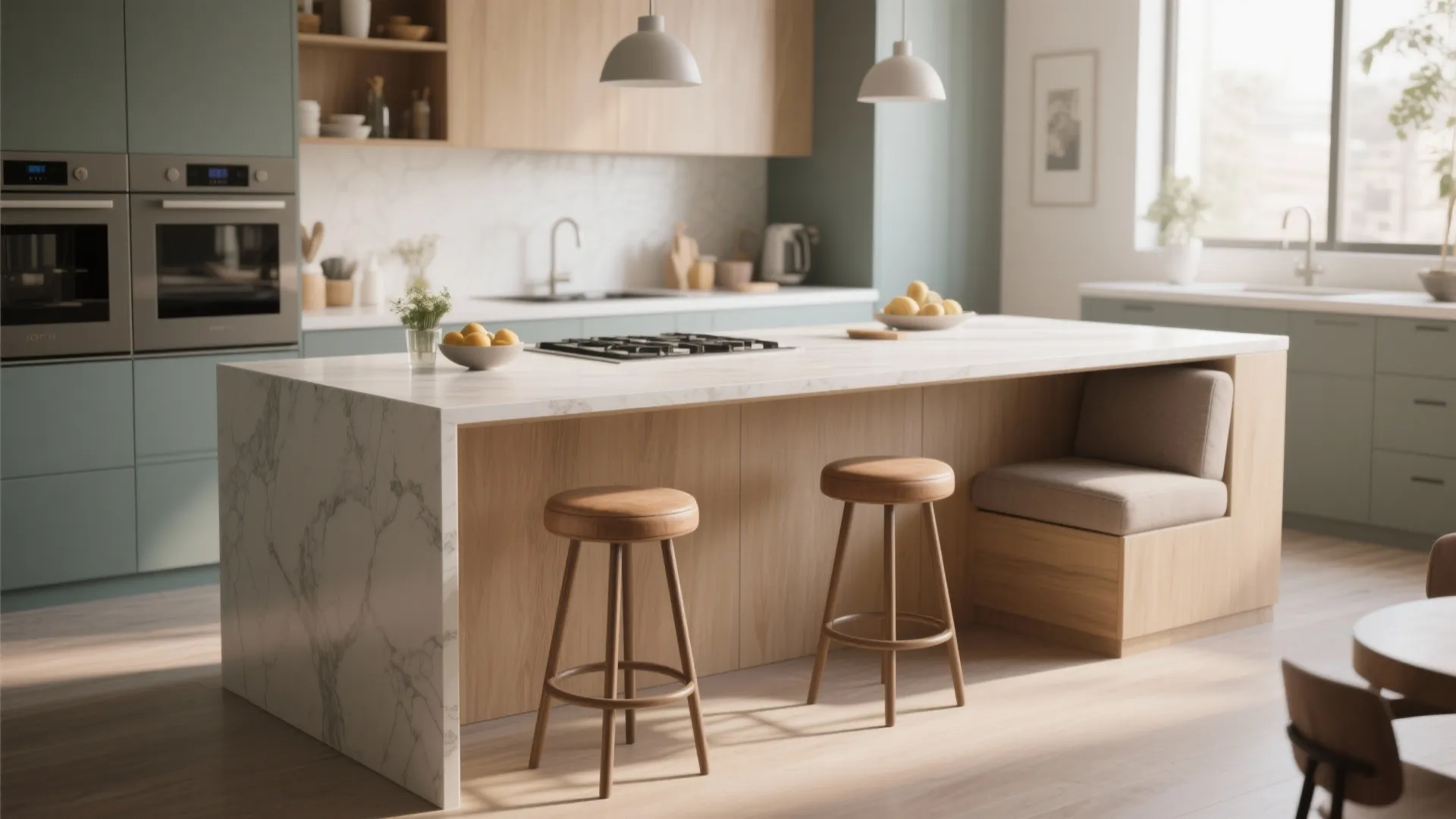 10. Integrated Seating Nook