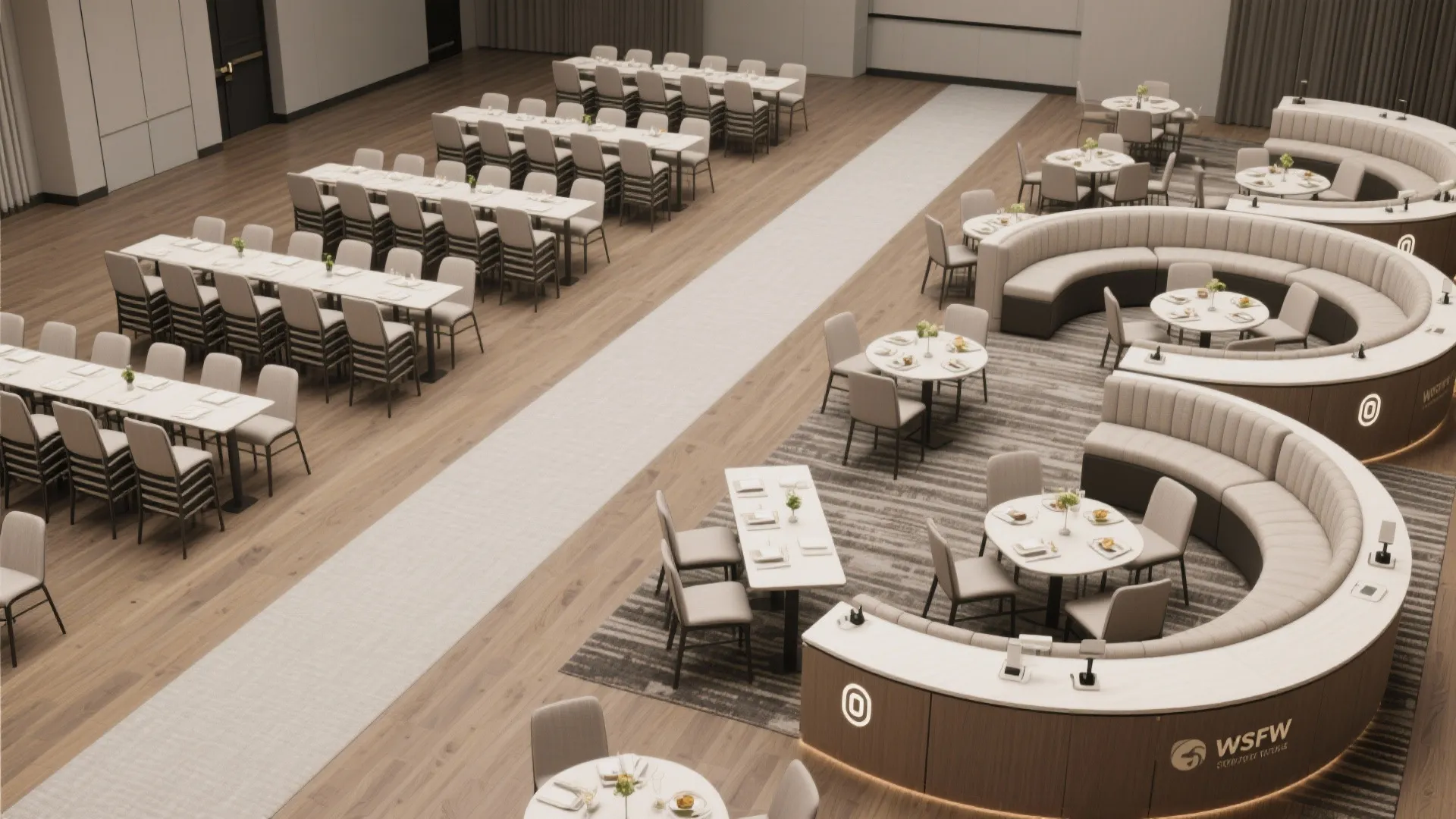 Modular Seating Maps the Room to the Event