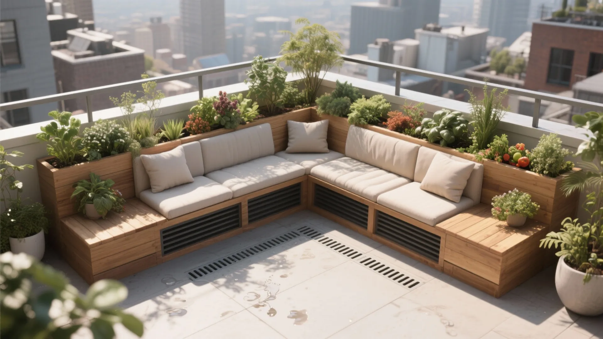 4. Convertible Seating Planters