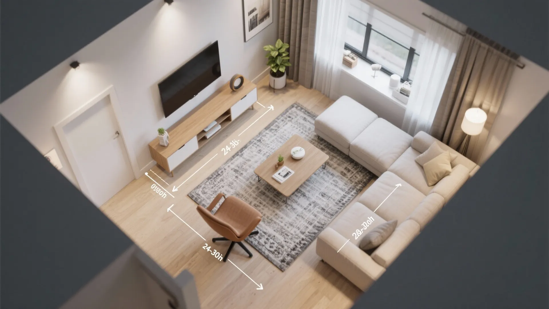 Balanced seating and sightlines