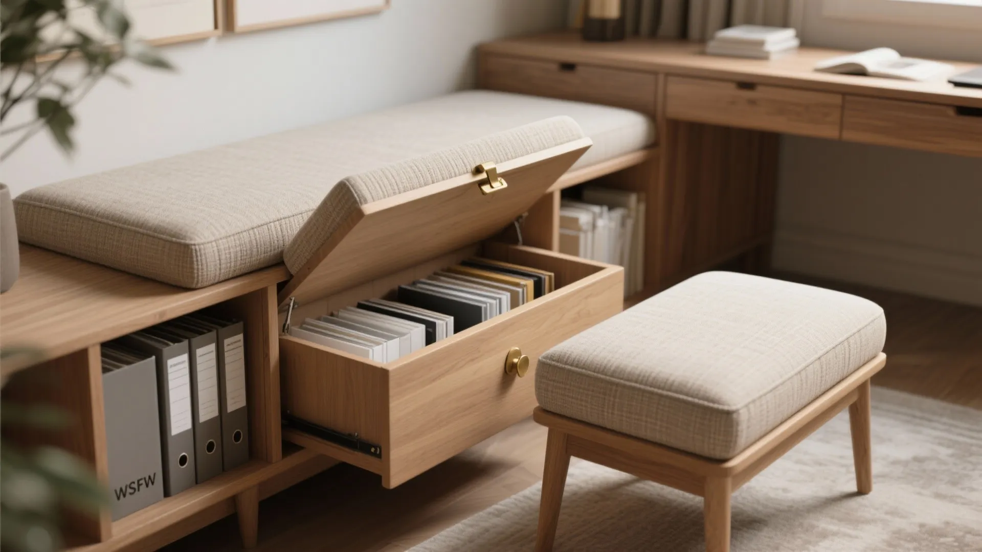 3. Multi-Use Seating with Storage
