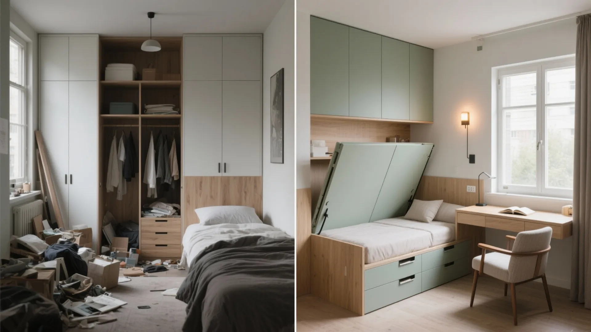 Transforming Second Bedroom: Guest, Study, and Storage in One