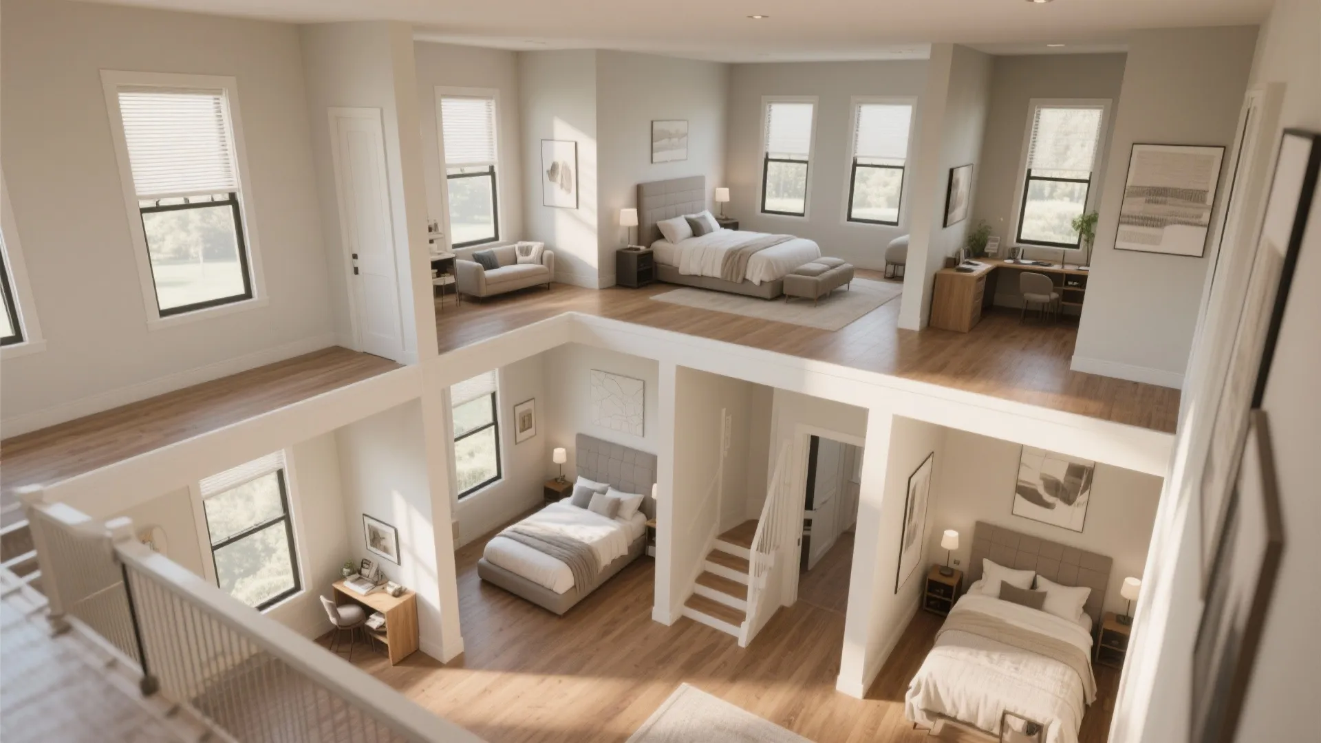 4. Zone the second floor for family flow