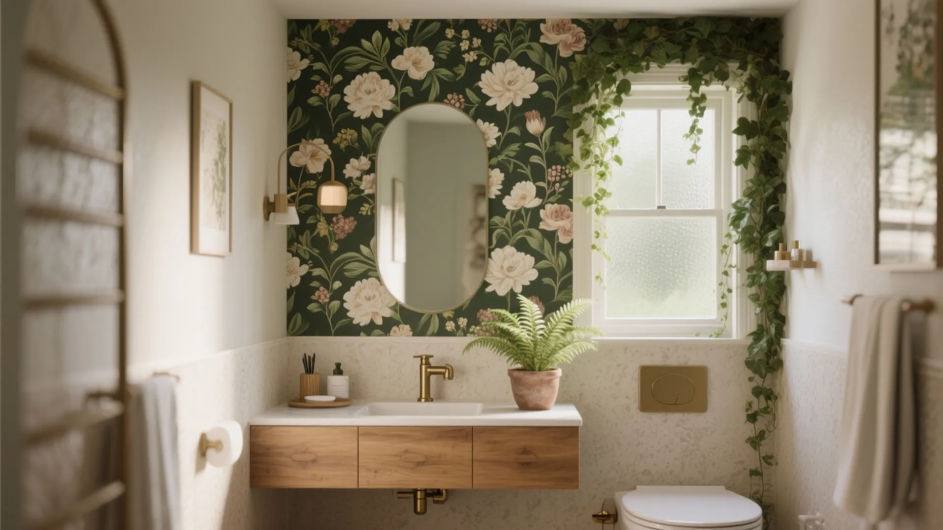 5 Small Bathroom Wallpaper Ideas: Creative wallpaper tricks to make a tiny bathroom feel larger and more stylish