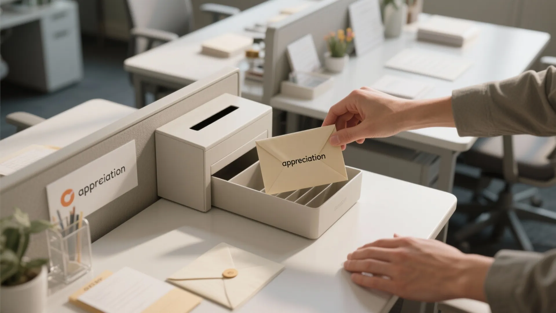 2. Desk-to-desk secret notes