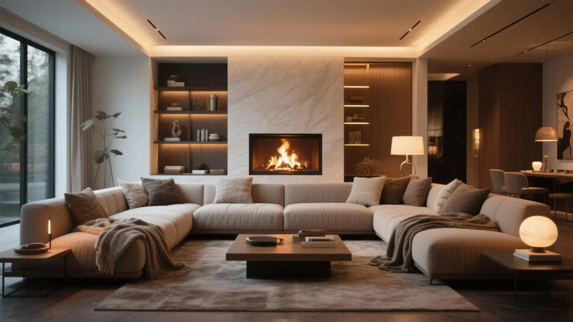 10. Sectional Framing a Fireplace