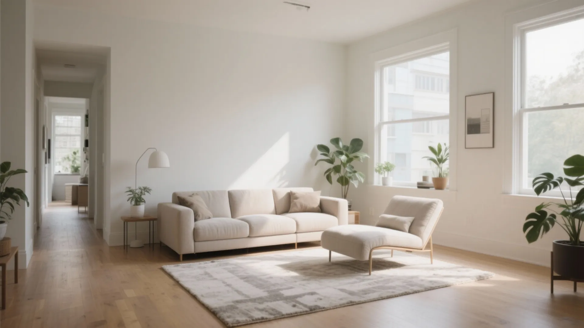 2. Sectional with Floating Chaise