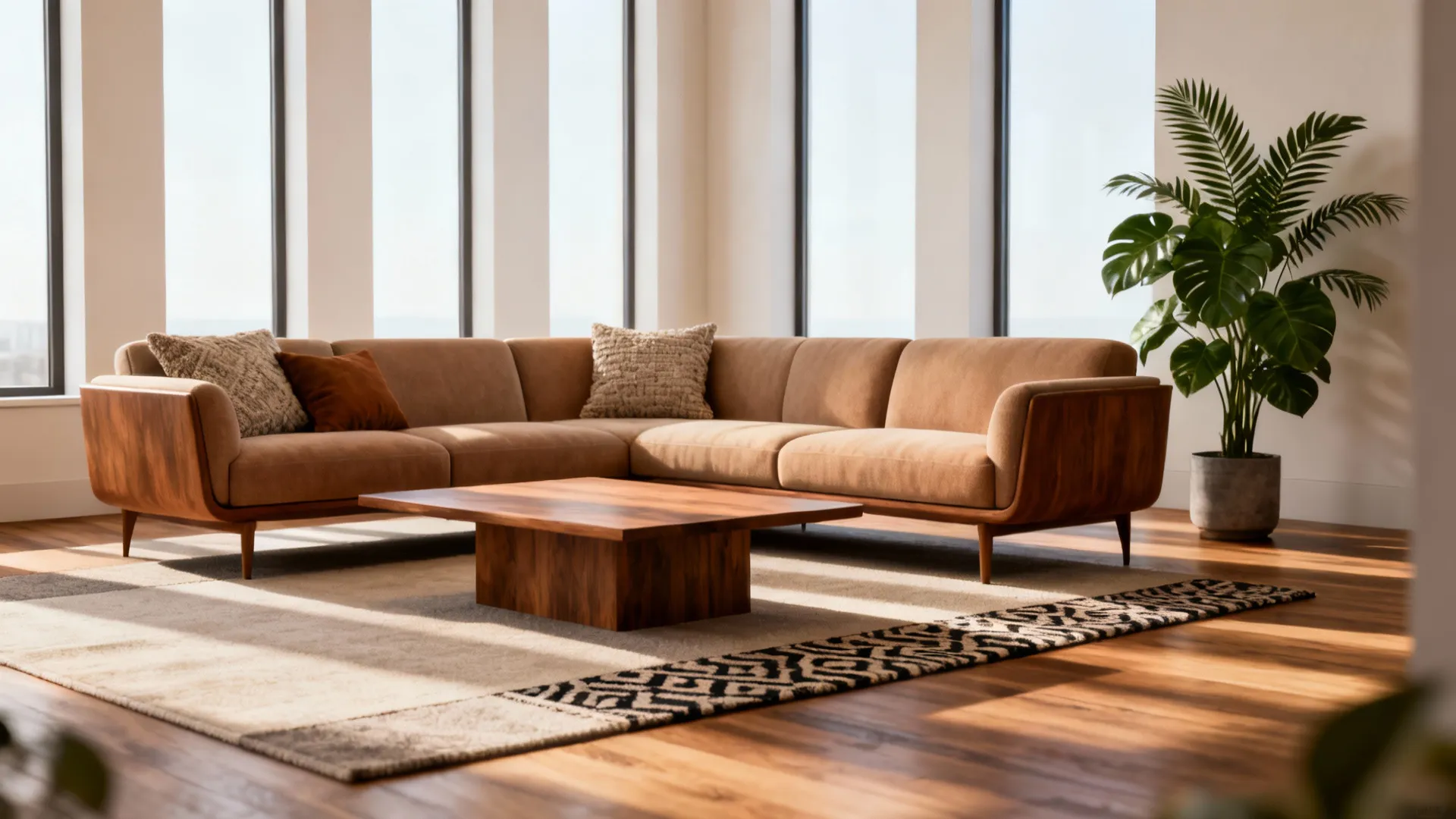 Perfect Rug Placement for Sectional Sofas