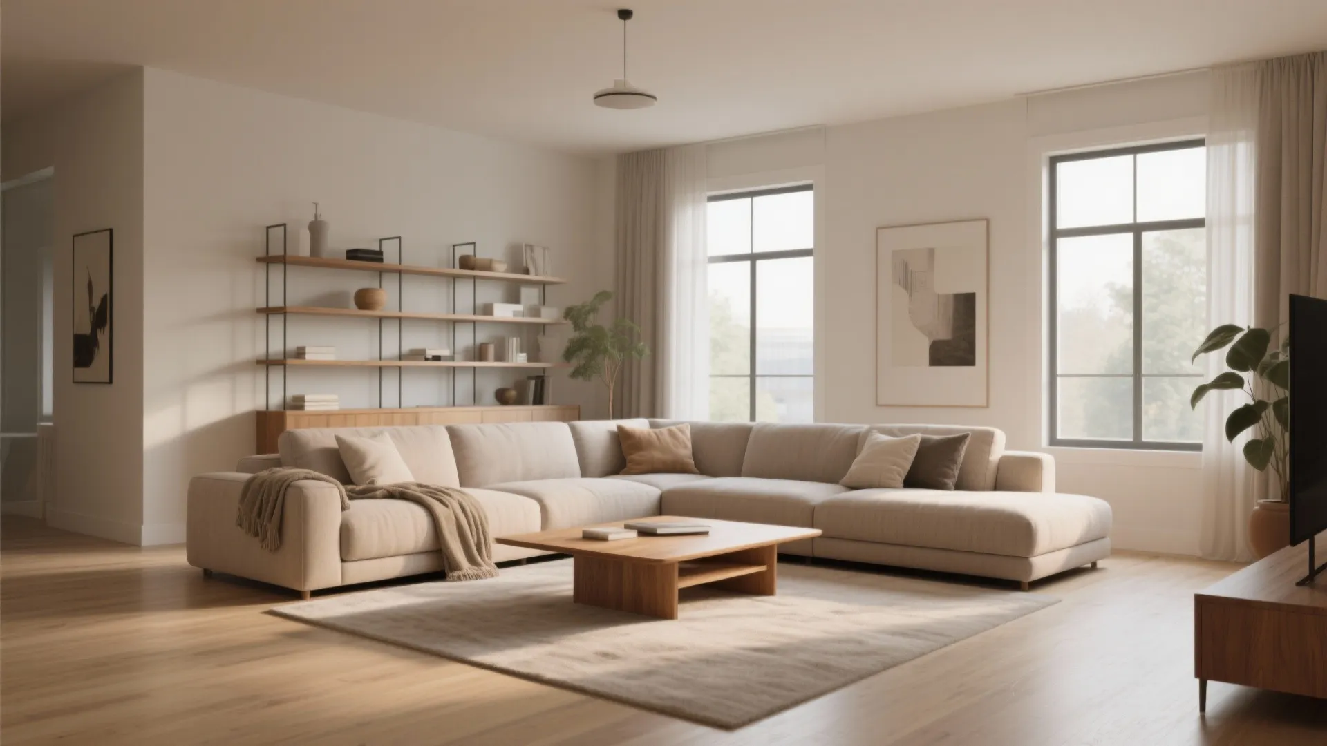 2. Sectional Sofa as a Focal Point