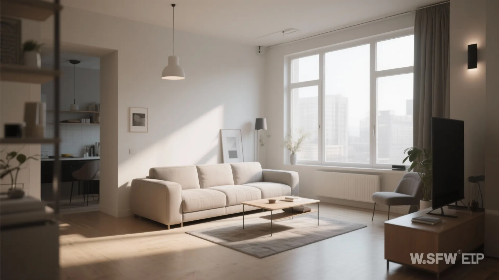 2. Sectional Sofa Zoning