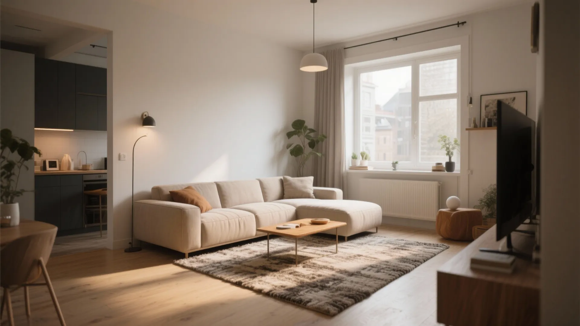 Sectional Sofa for Zoning