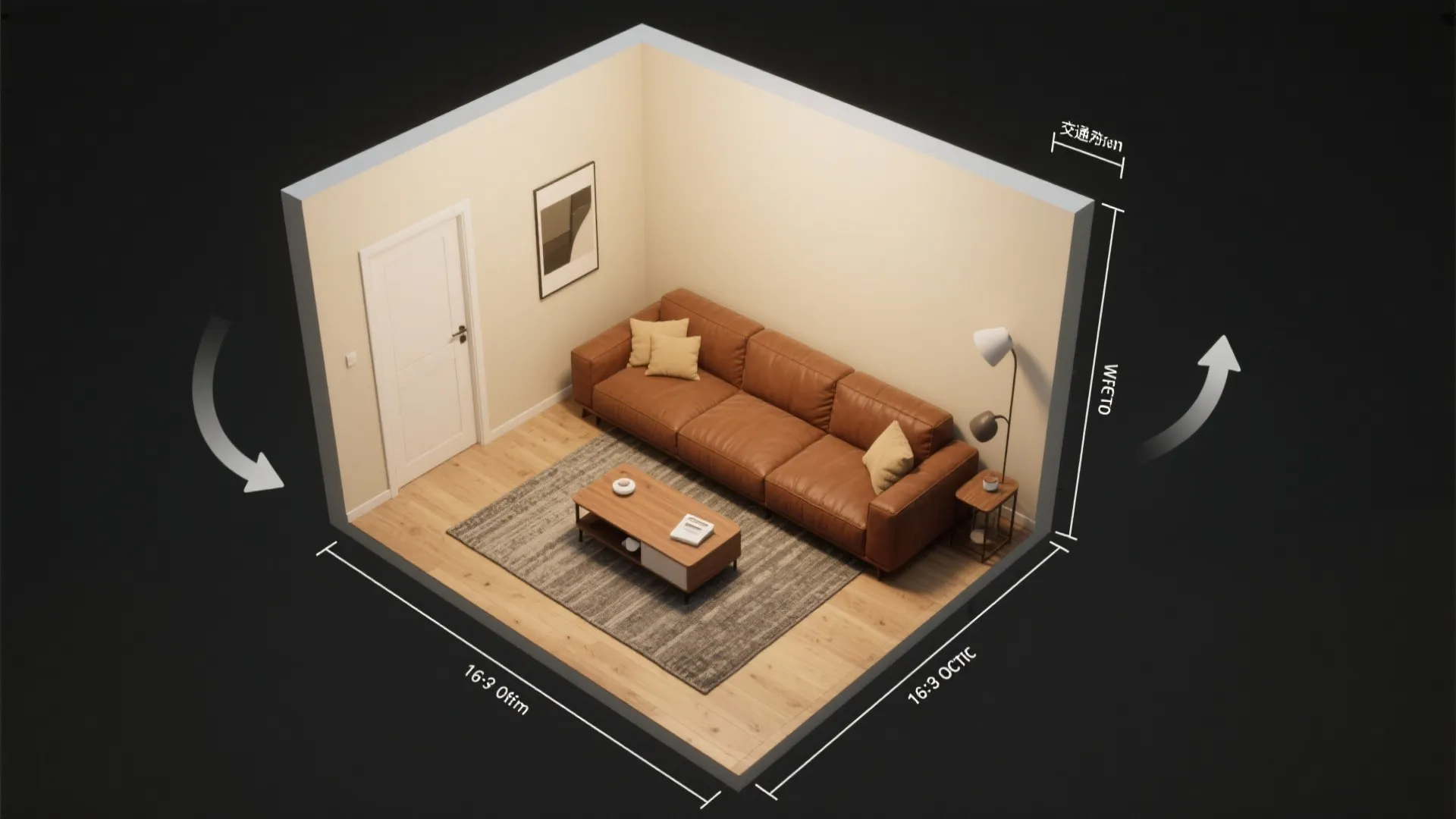 5. Compact Brown Sectional for Small Spaces