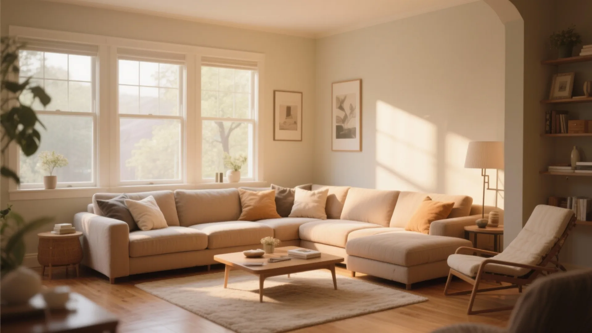 7. Sectional with Chaise for Relaxation