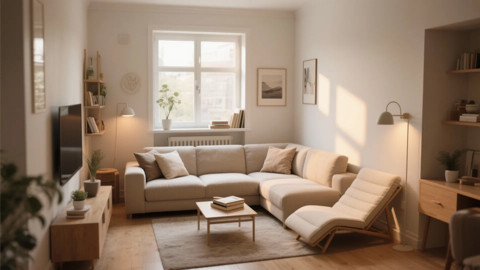 4. Sectional with Chaise for Lounging