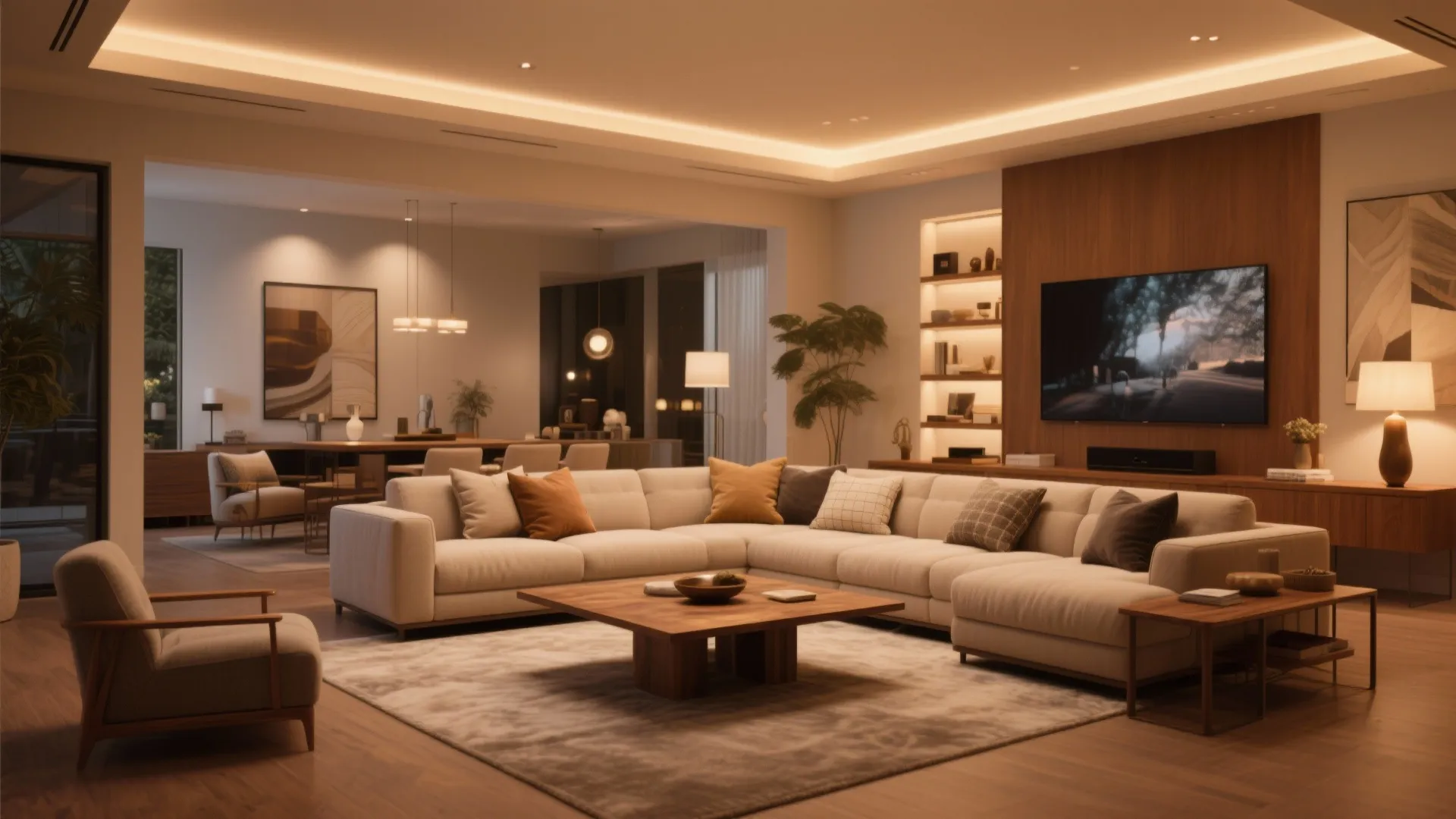 Sectional Sofa for Zoning