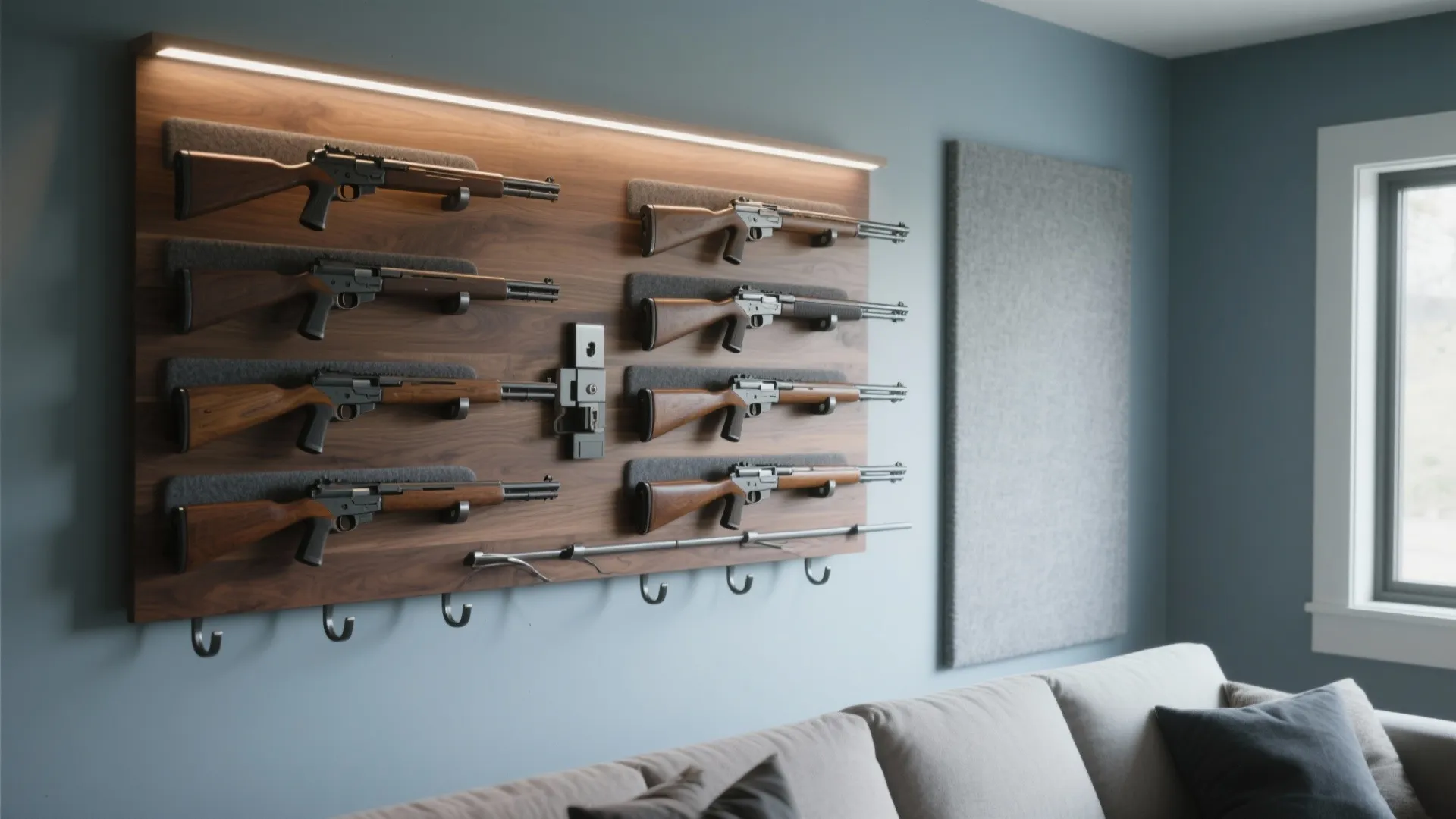 DIY Wall Mount Gun Rack: Simple Steps for Safe Display: 1 Minute to Craft a Secure, Stylish Wall-Mounted Rack