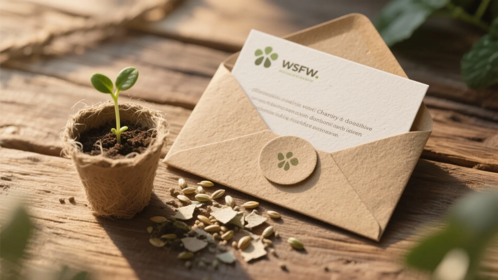 Idea 5: Charity + Seed Paper Combo