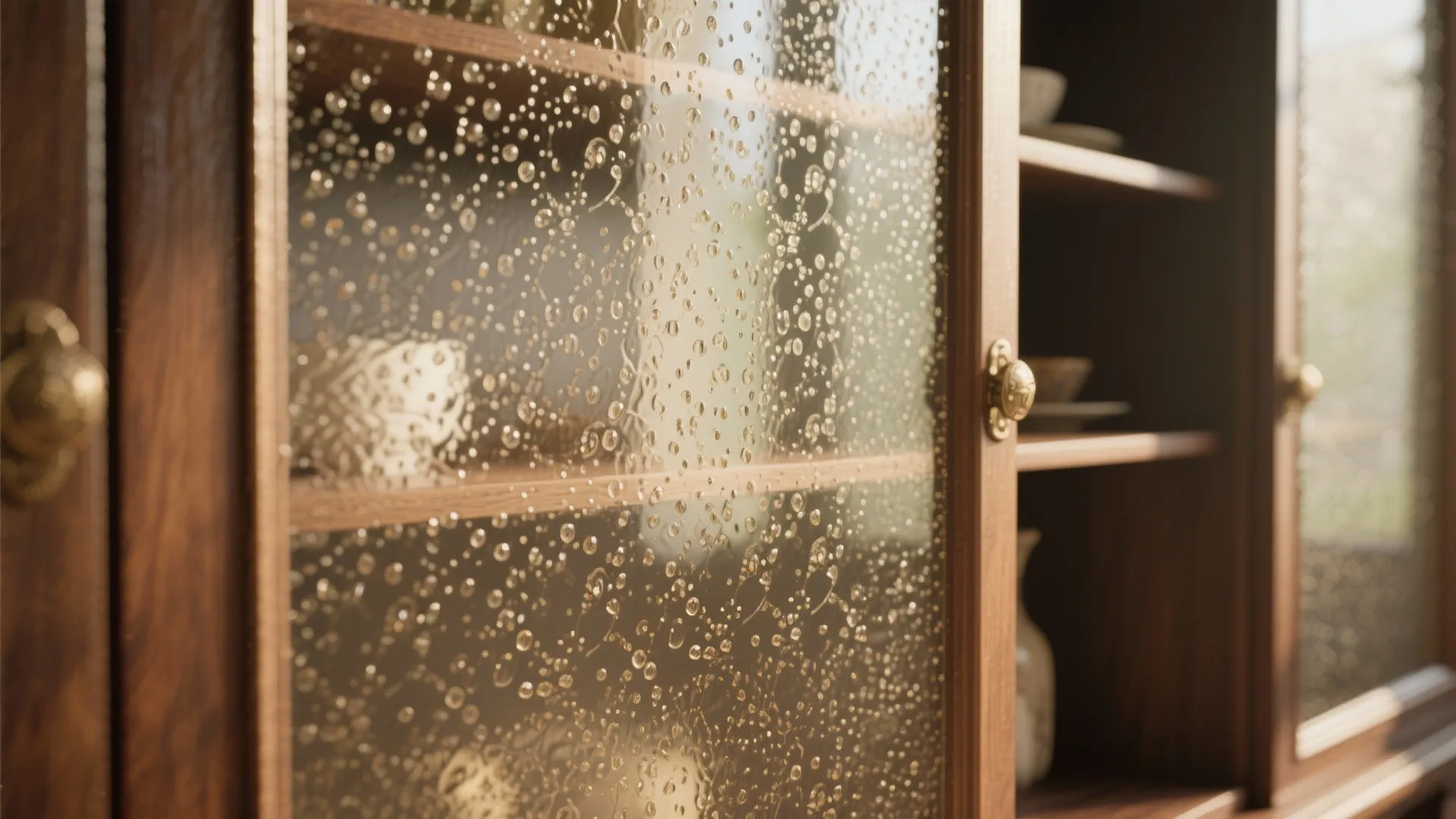 4. Textured or seeded glass for vintage vibes