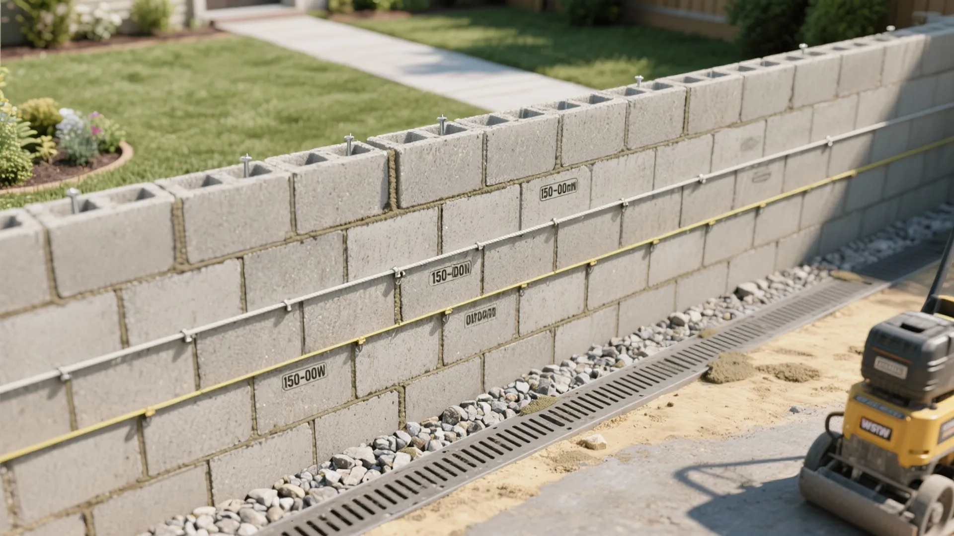 Pin-Connected Concrete Blocks for DIY-Friendly Builds