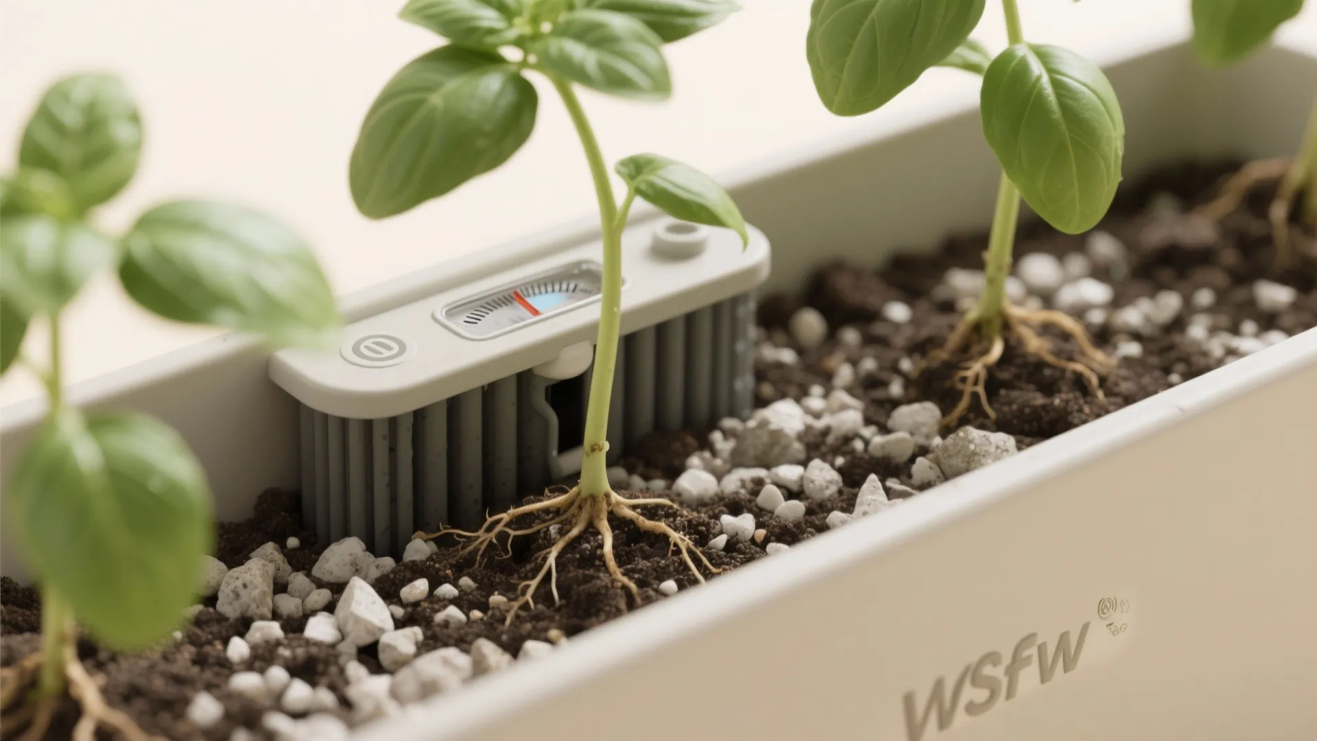 Self-watering planters + lightweight substrates