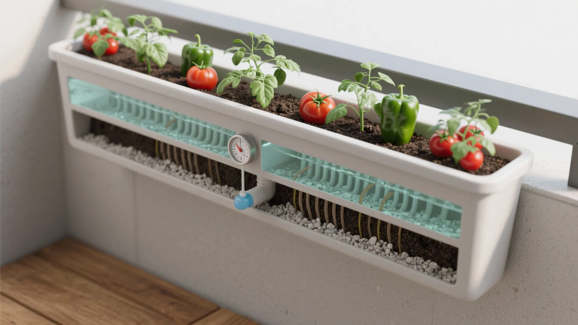 Self-Watering Troughs and Sub-Irrigated Planters