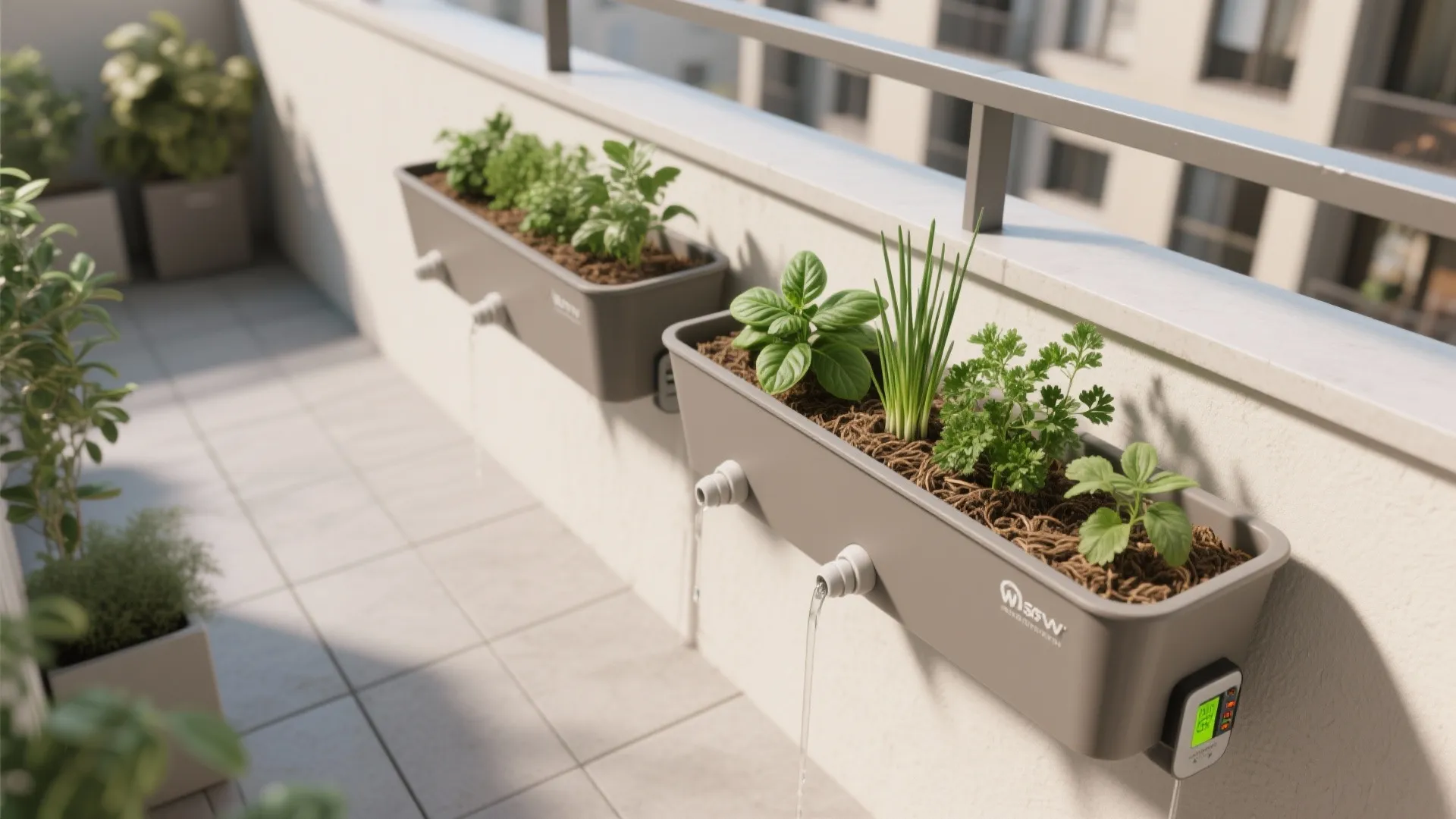 Self-Watering Lightweight Troughs