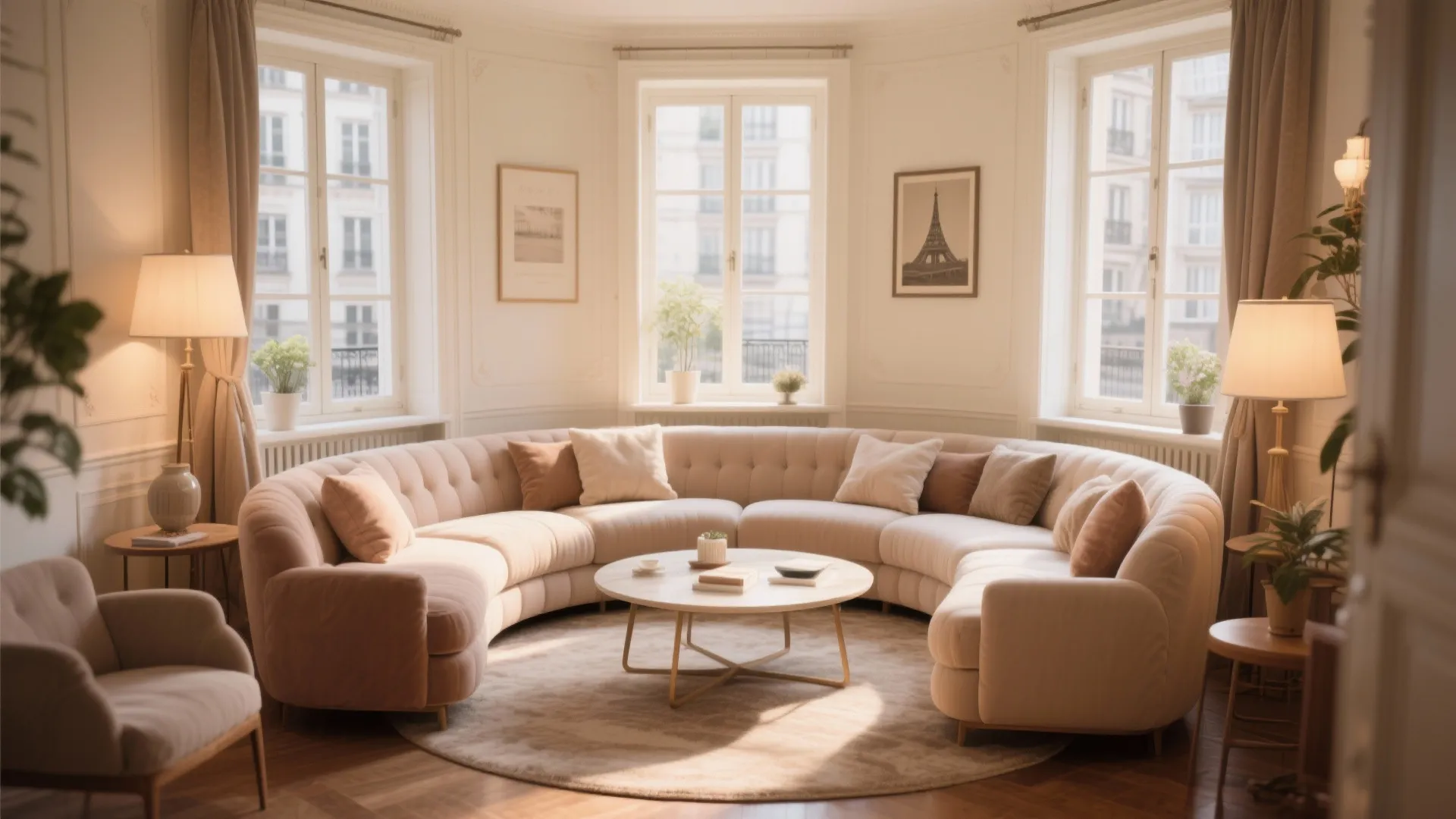 Tip 3: Statement Furniture Arrangement