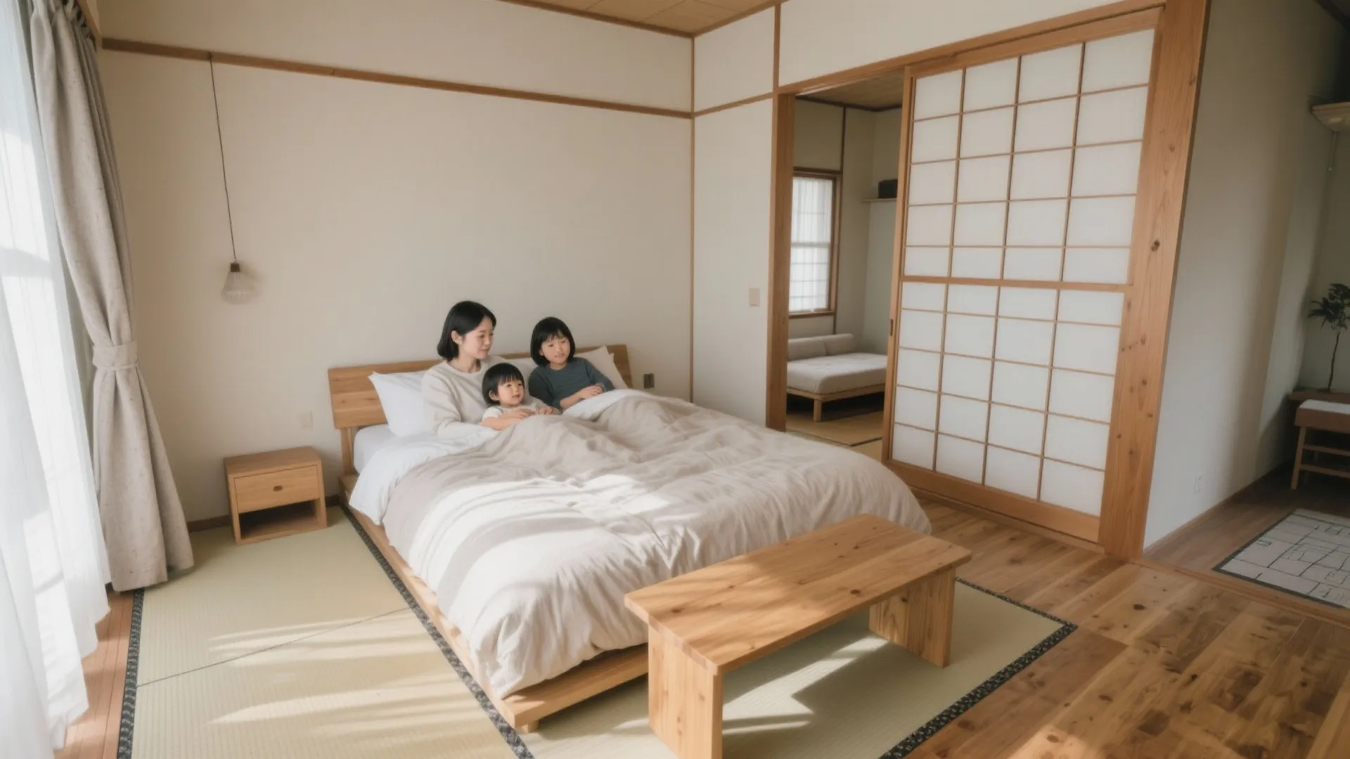 Tips 5: ベッド問題の解き方——家族の睡眠を守る配置（东京小户型）