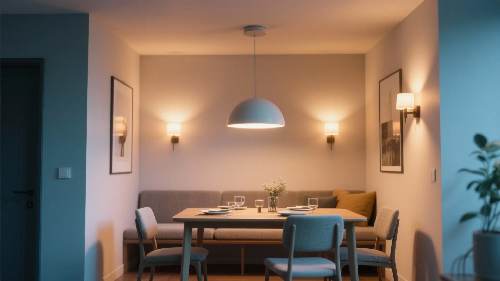 4. Semi-Flush Mounts for Low Ceilings