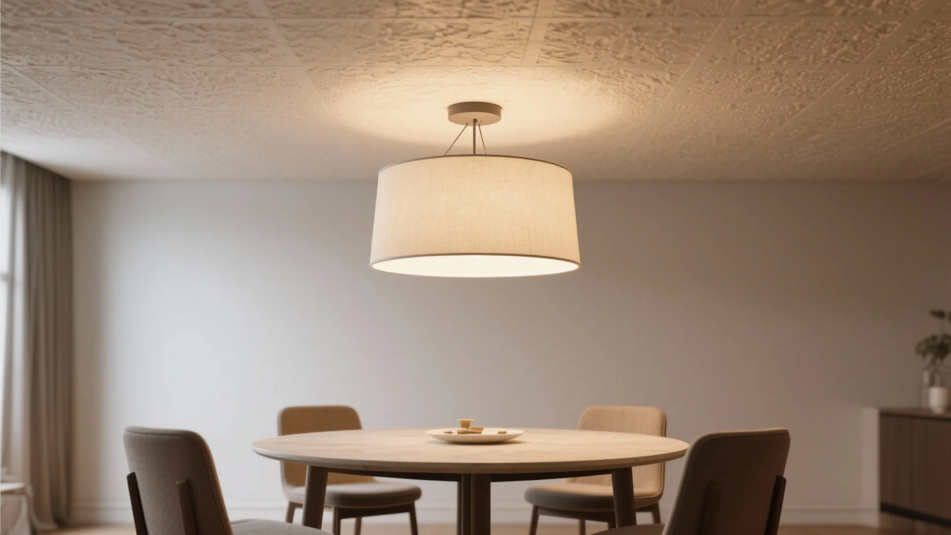 3. Semi-flush mounts with shallow drop