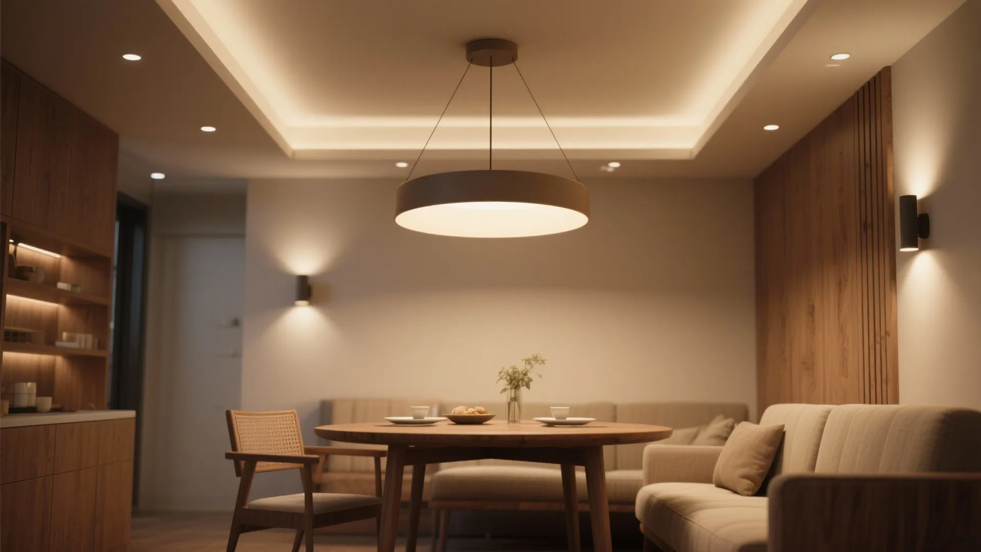 2. Low-Profile Semi-Flush Fixtures