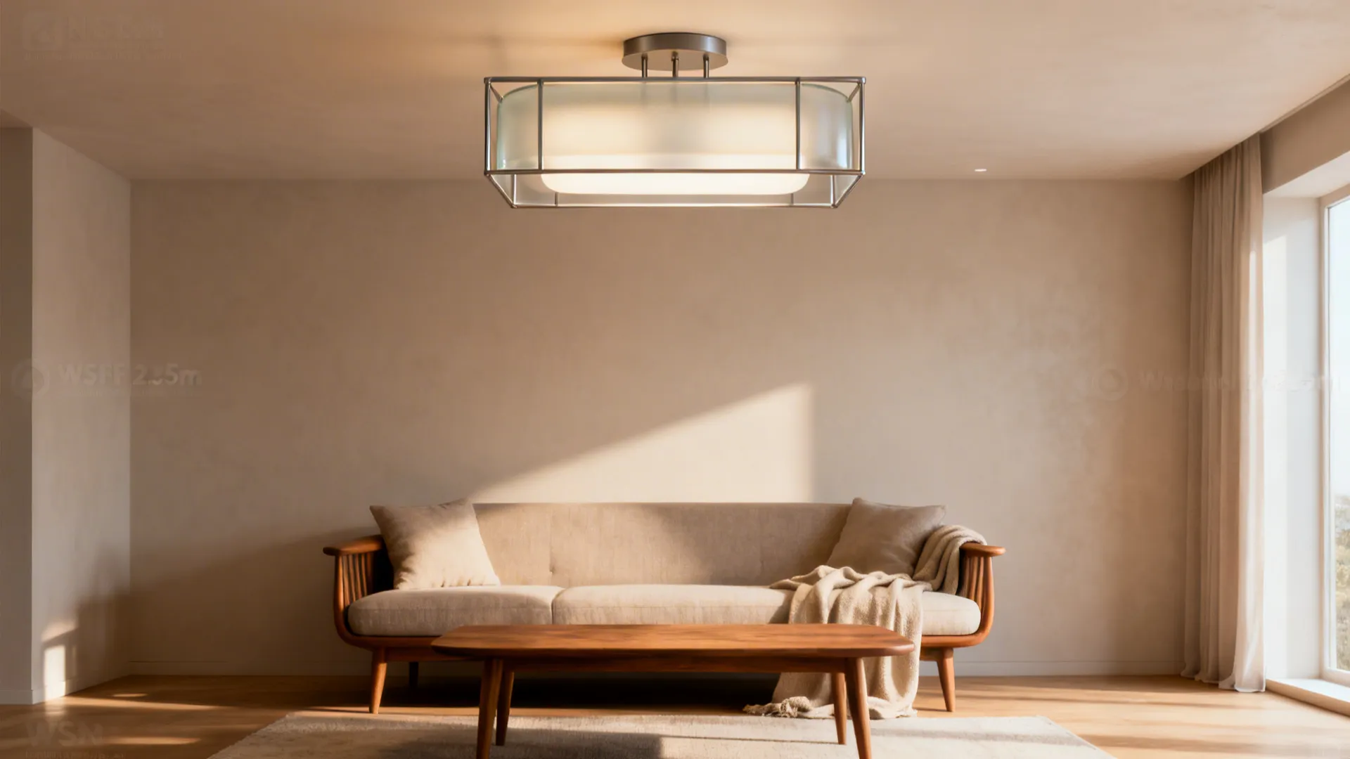 2. Low-Profile Semi-Flush Mounts