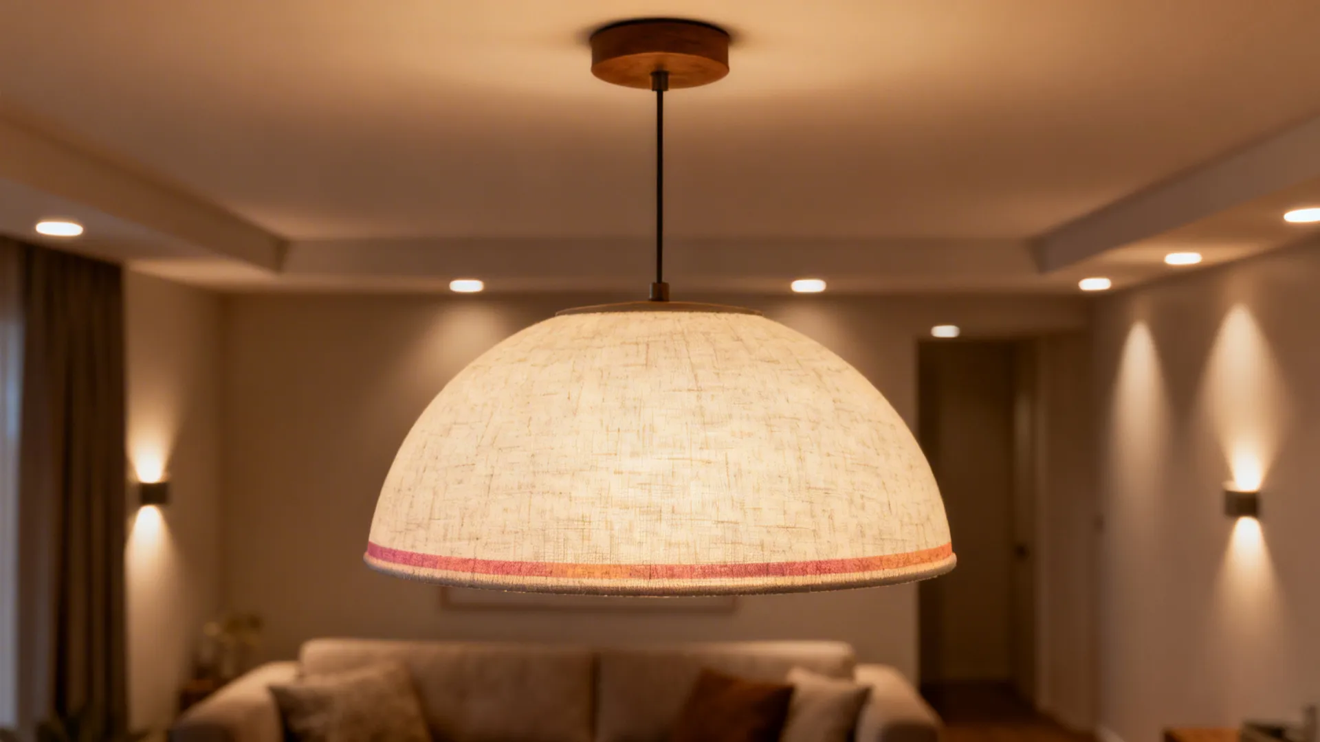 3. Semi-Flush Pendants to Add Character