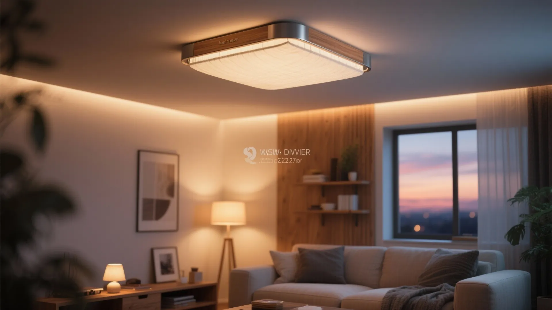 Subtle Semi-Flush with Warm-Dim Drivers