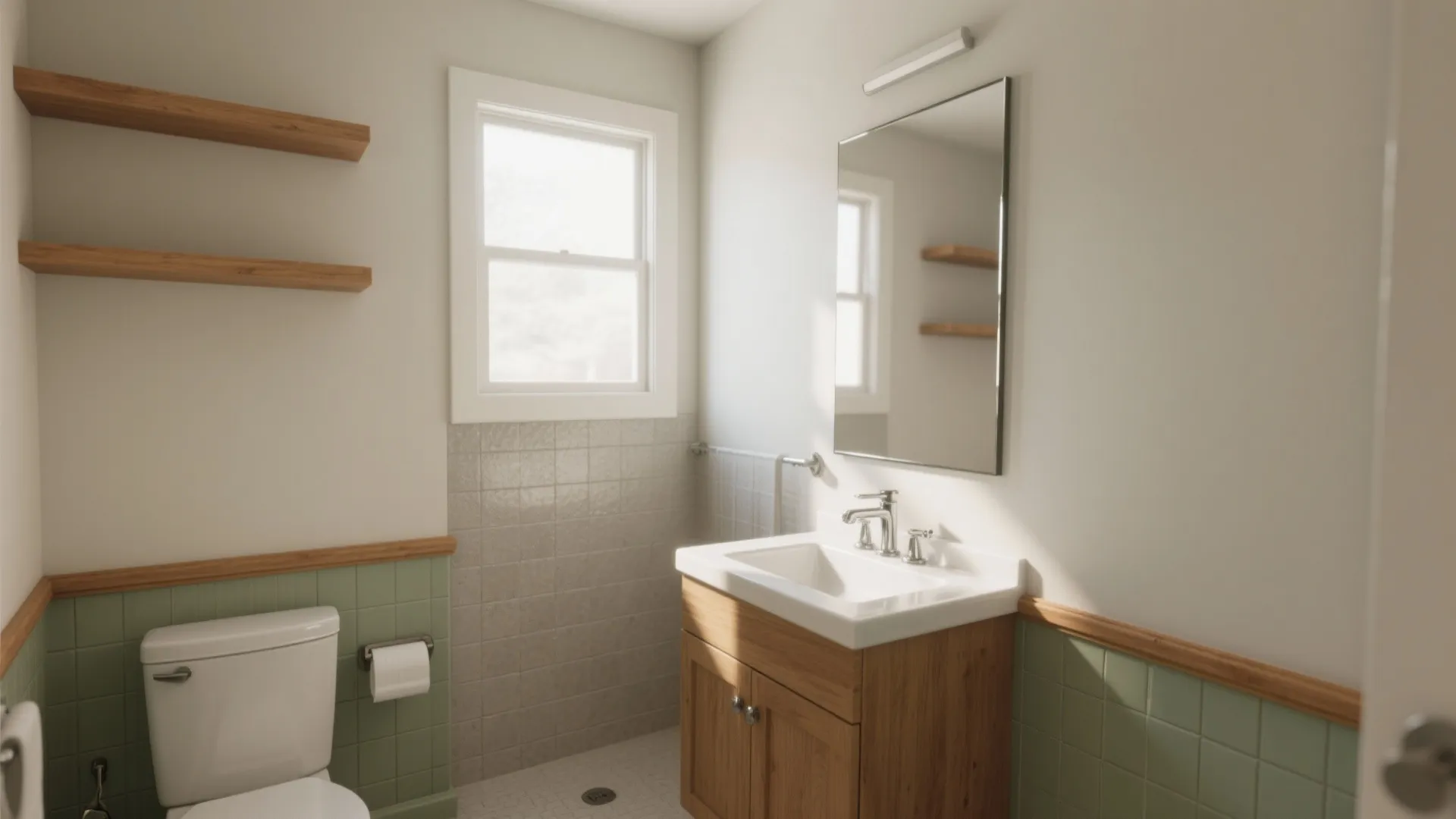 Semi-Gloss Paint Bathroom Walls: 5 Ideas: Practical, small-space friendly inspirations for using semi-gloss paint in bathrooms