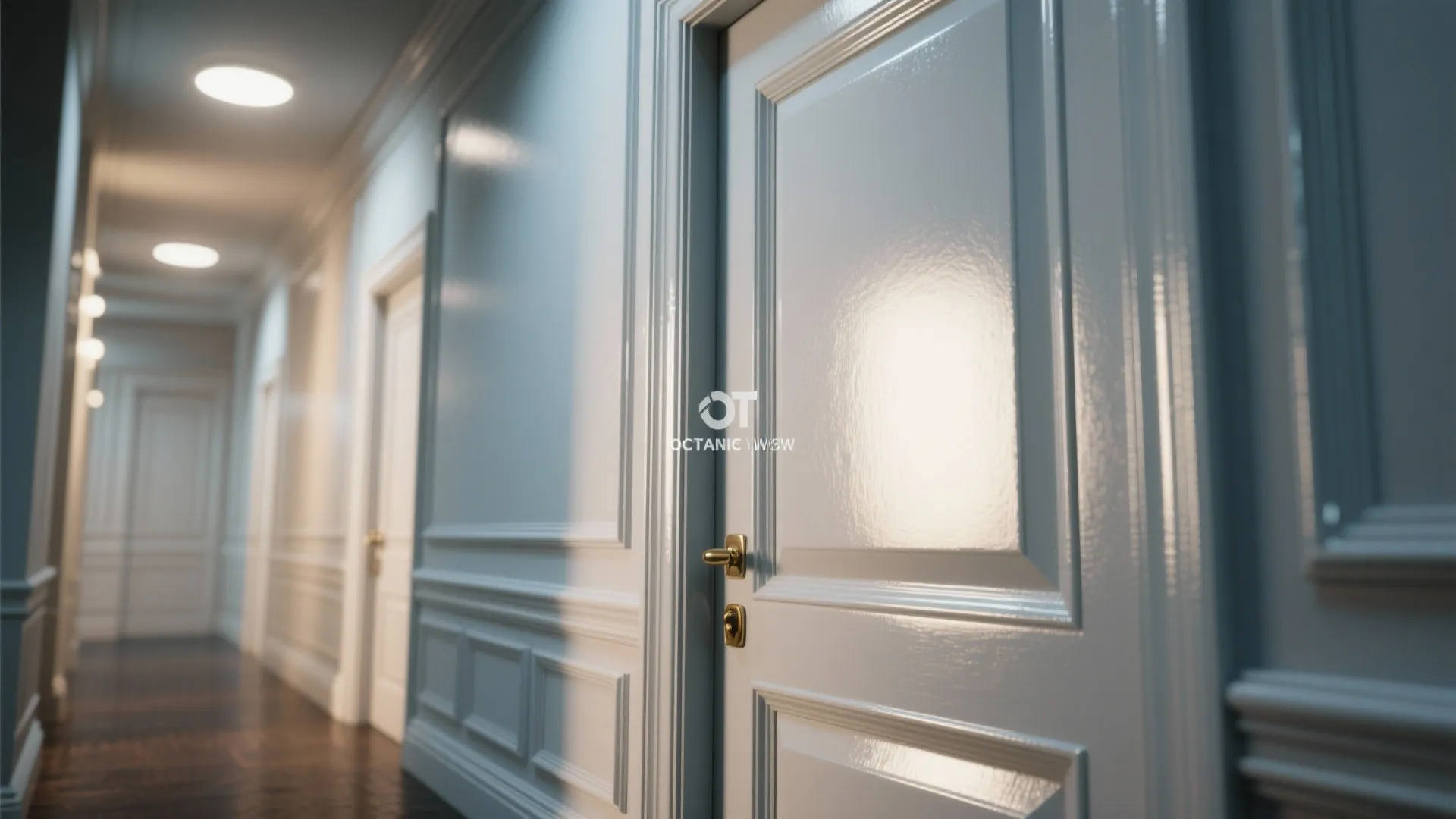 4. Semi-Gloss — Trim and splash zones