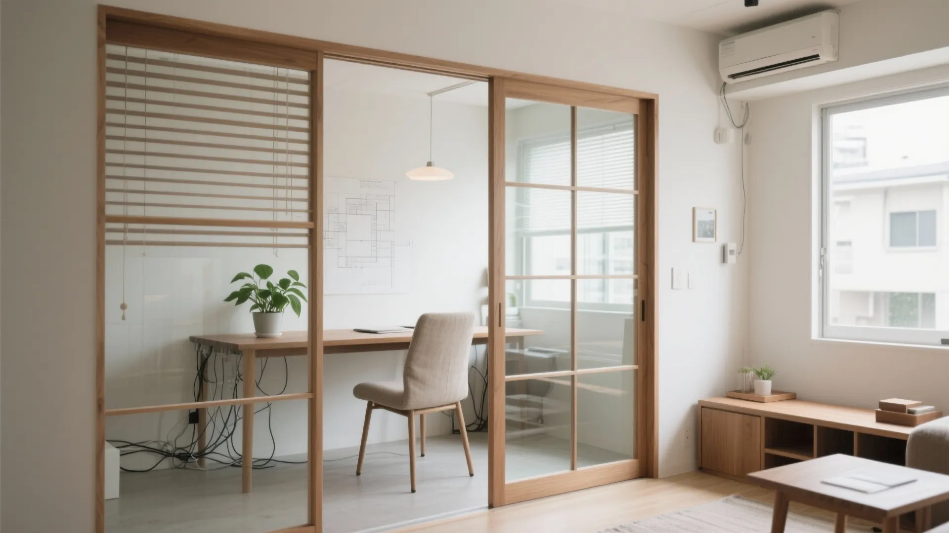 Tips 5: ワークスペースは“半個室”で抜けを残す（空间规划）