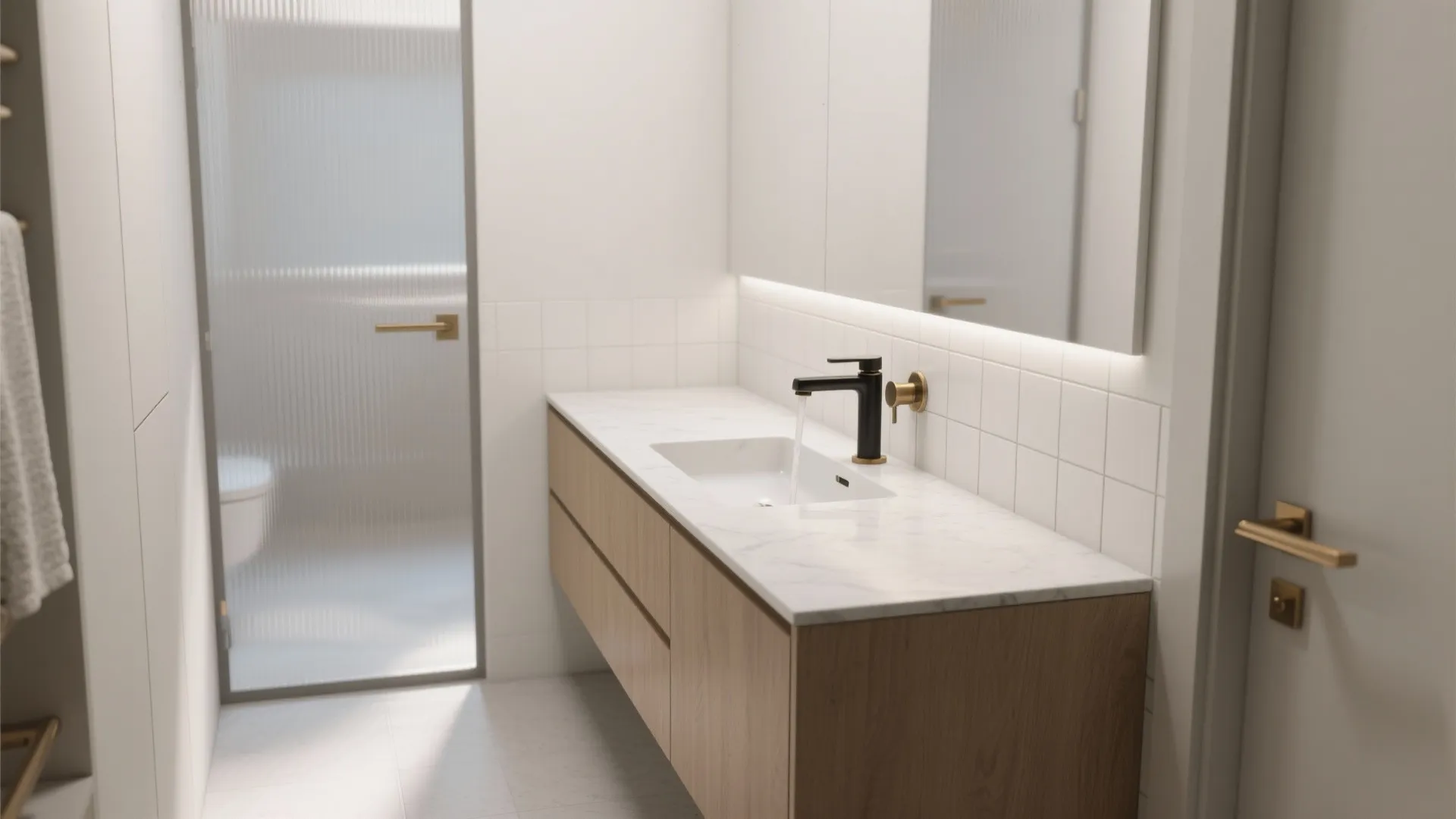 Semi‑Recessed Basin to Win Back Counter Space