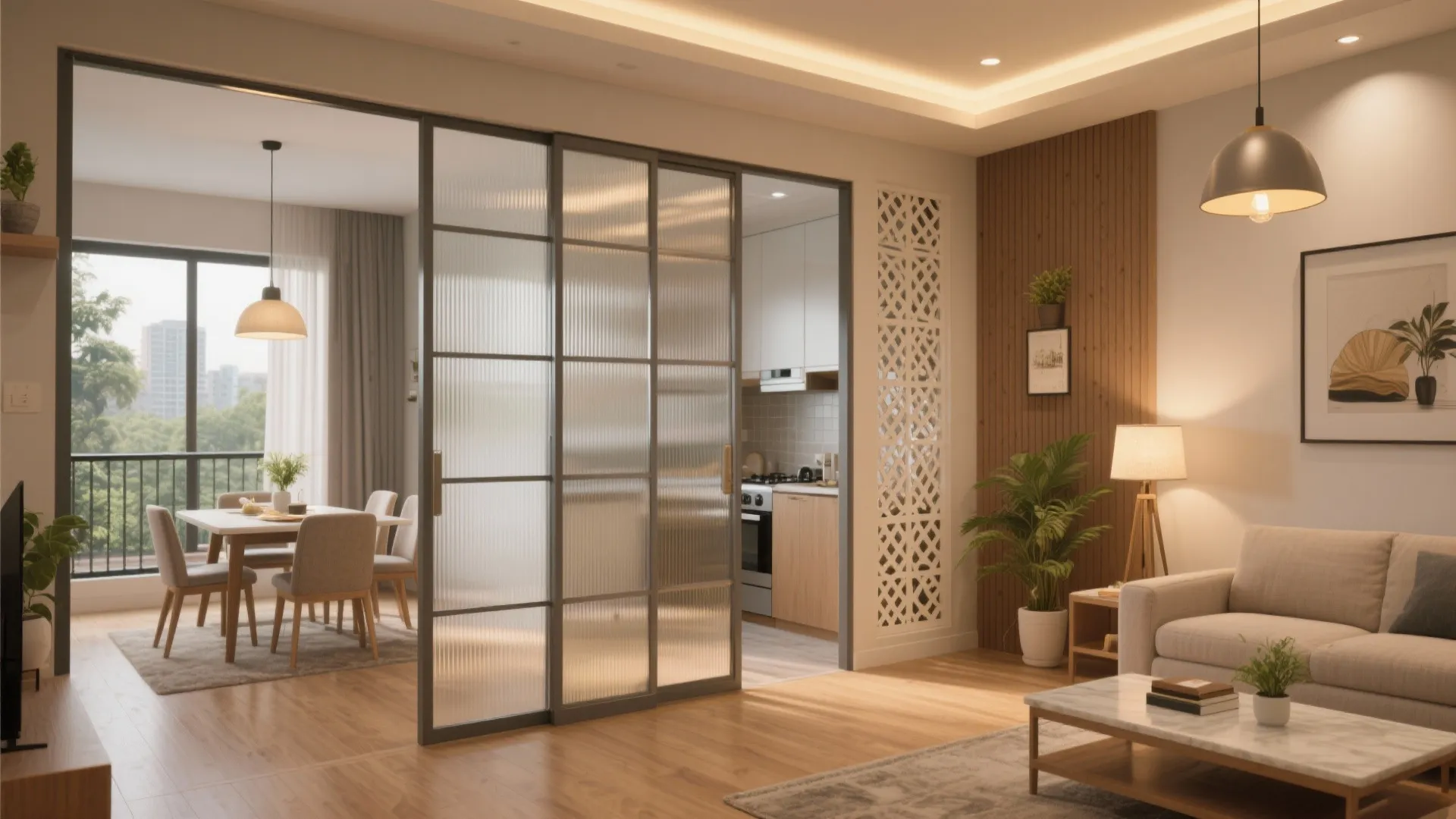 Semi-open LDK flow with smart partitions