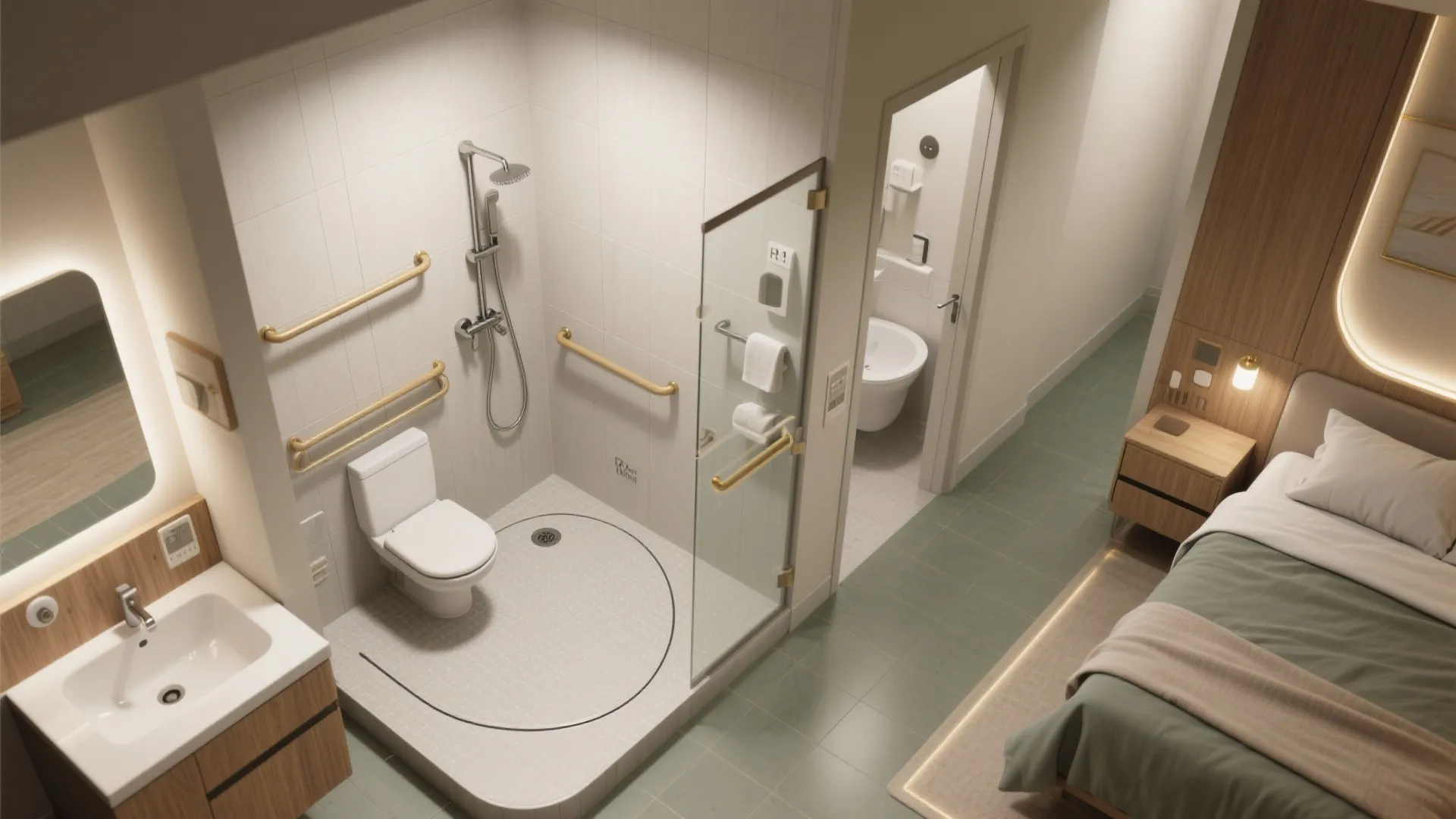 Safe, Spa-Like Bathrooms and Sleep-Ready Bedrooms