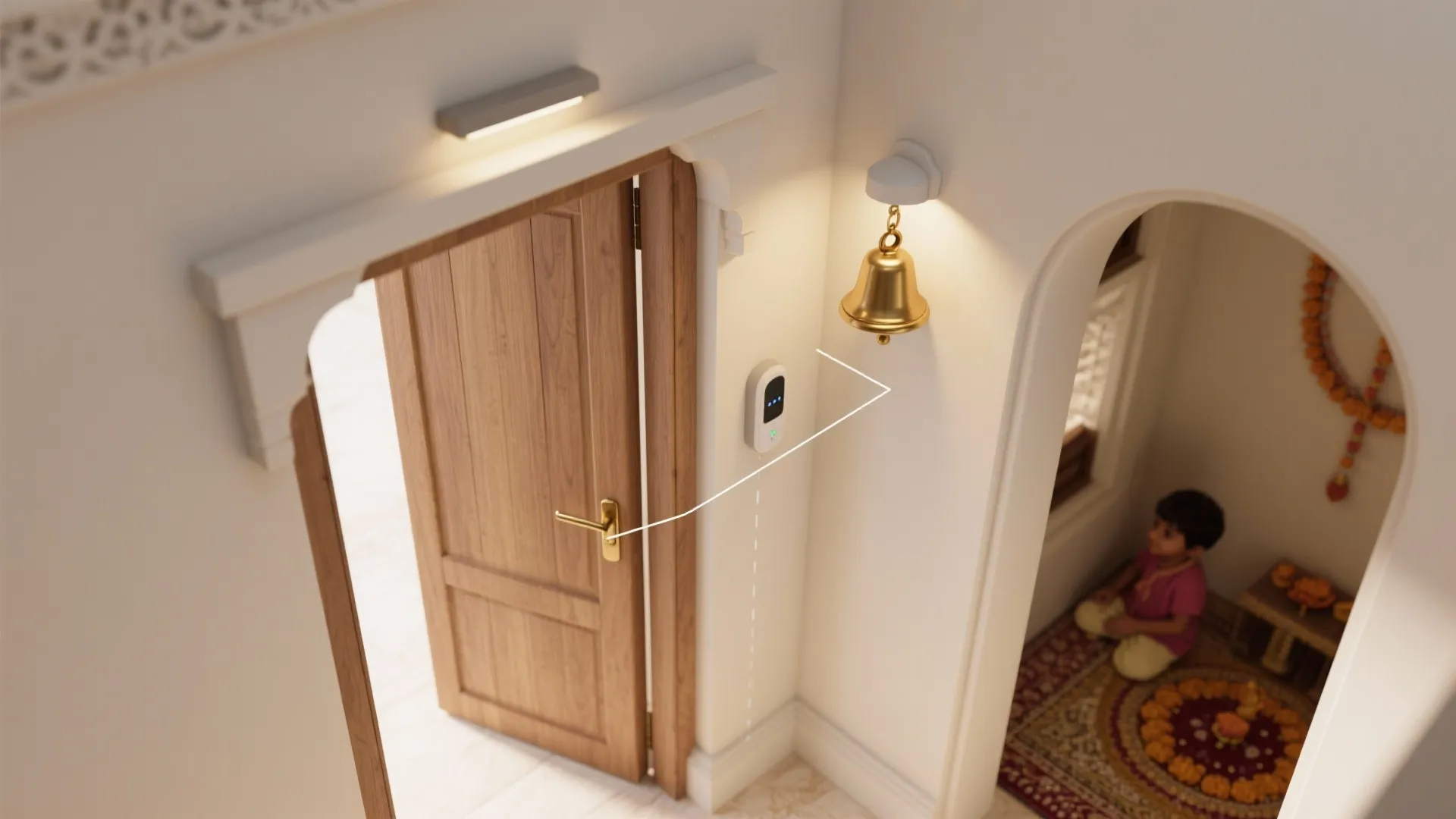 Idea 3: Motion-Activated, Whisper-Soft Chime