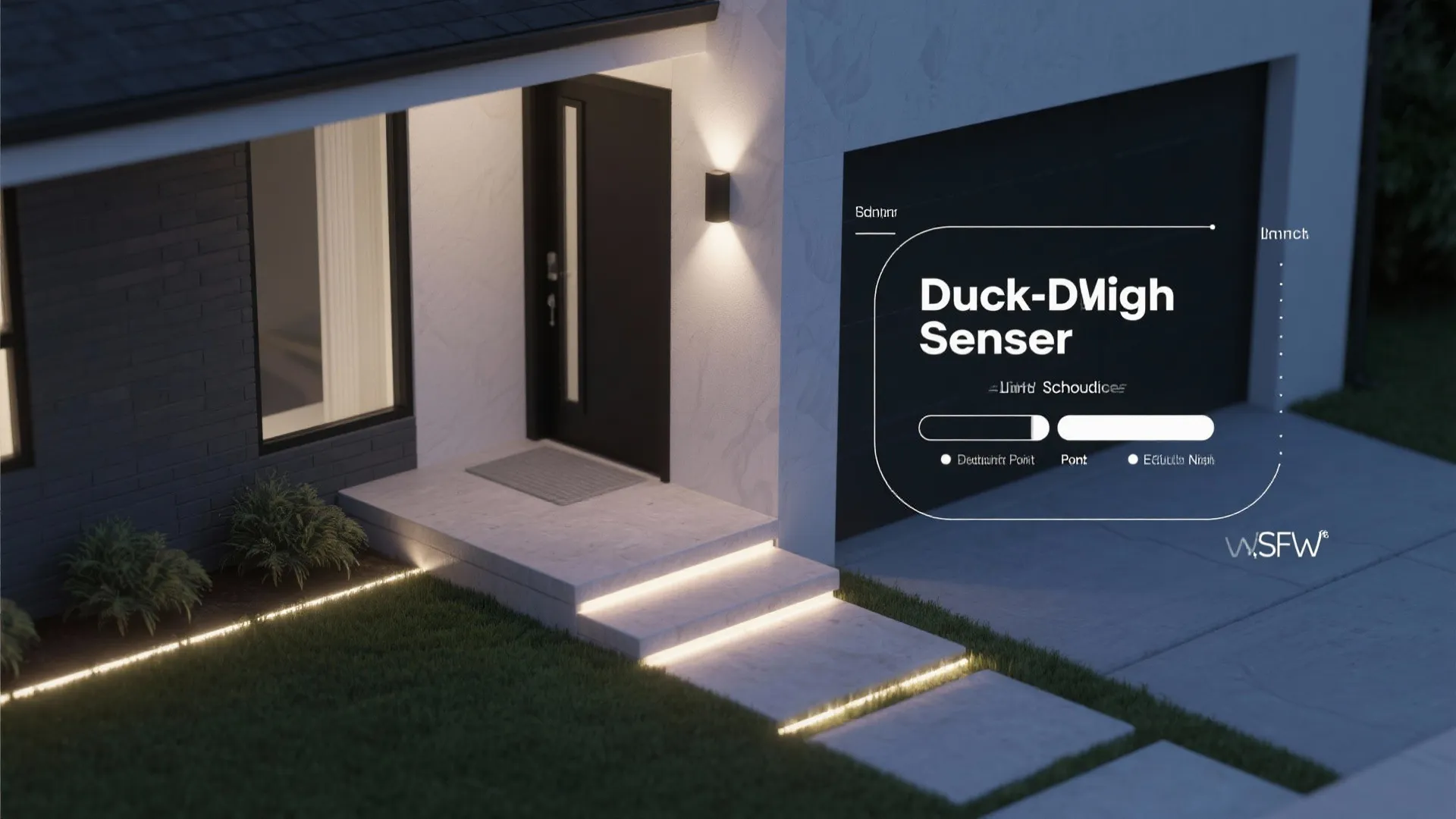 Smart dusk-to-dawn black fixtures for safety and savings